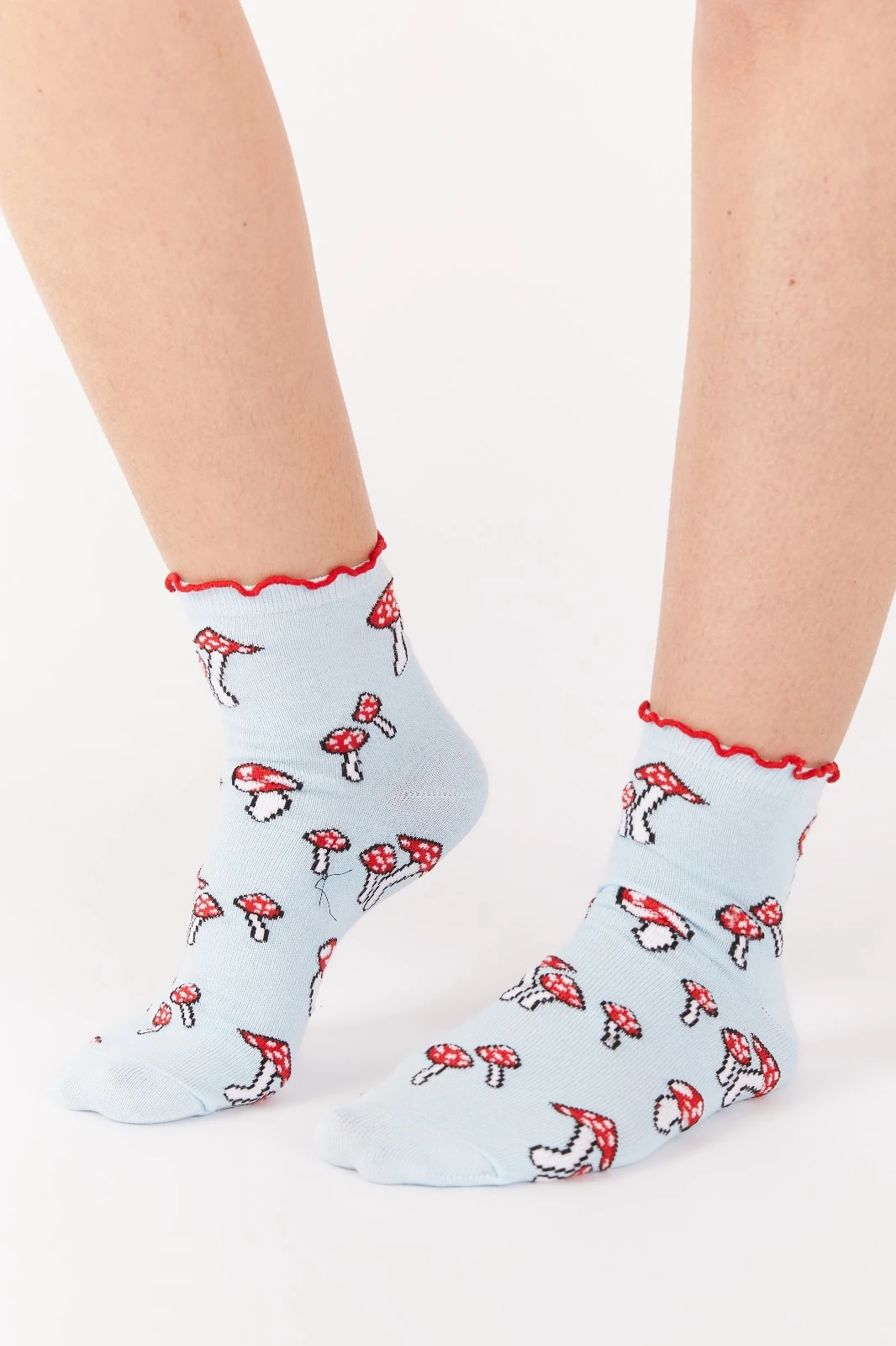 Baskılı Çorap Mavi