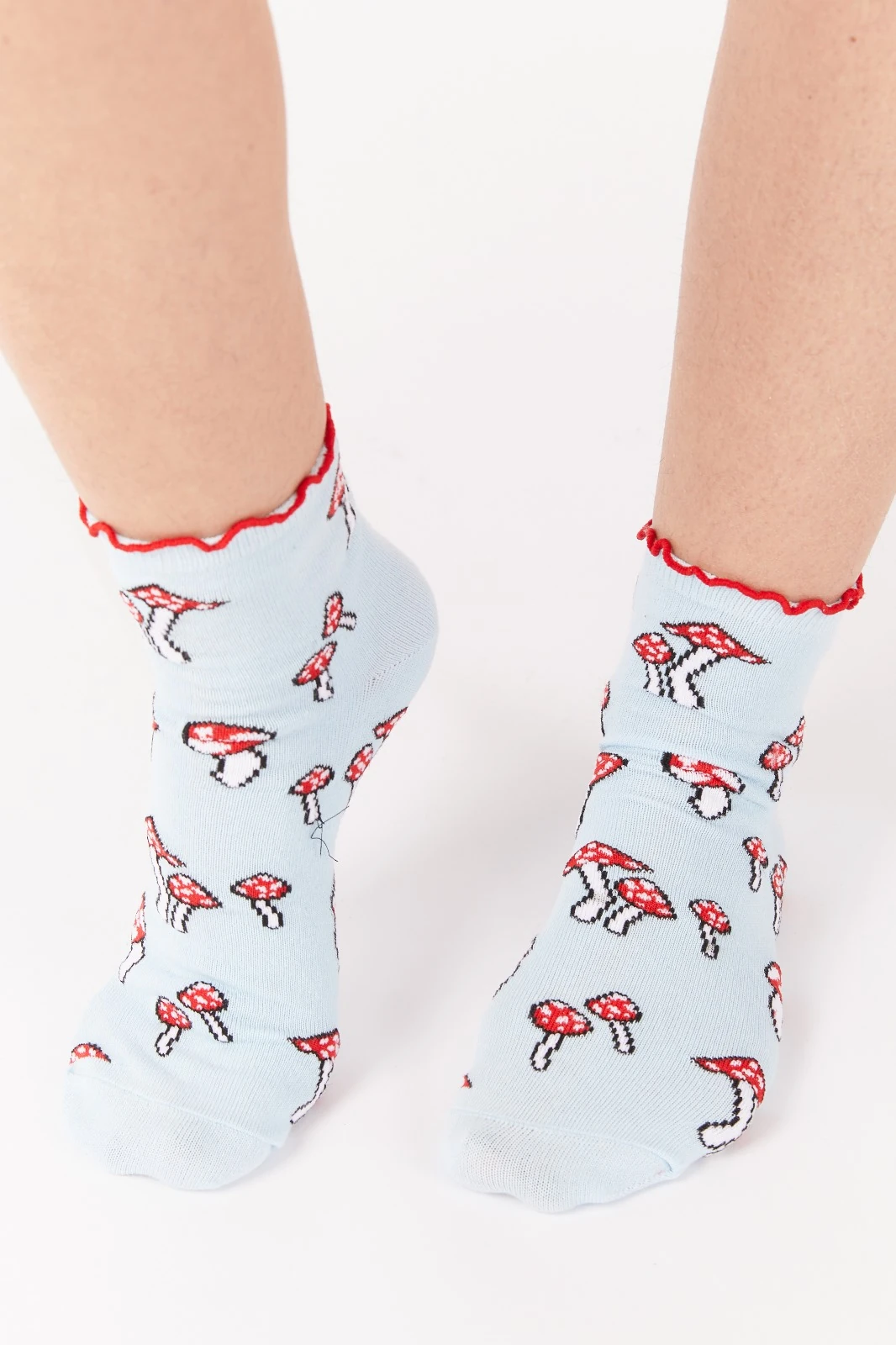 Baskılı Çorap Mavi