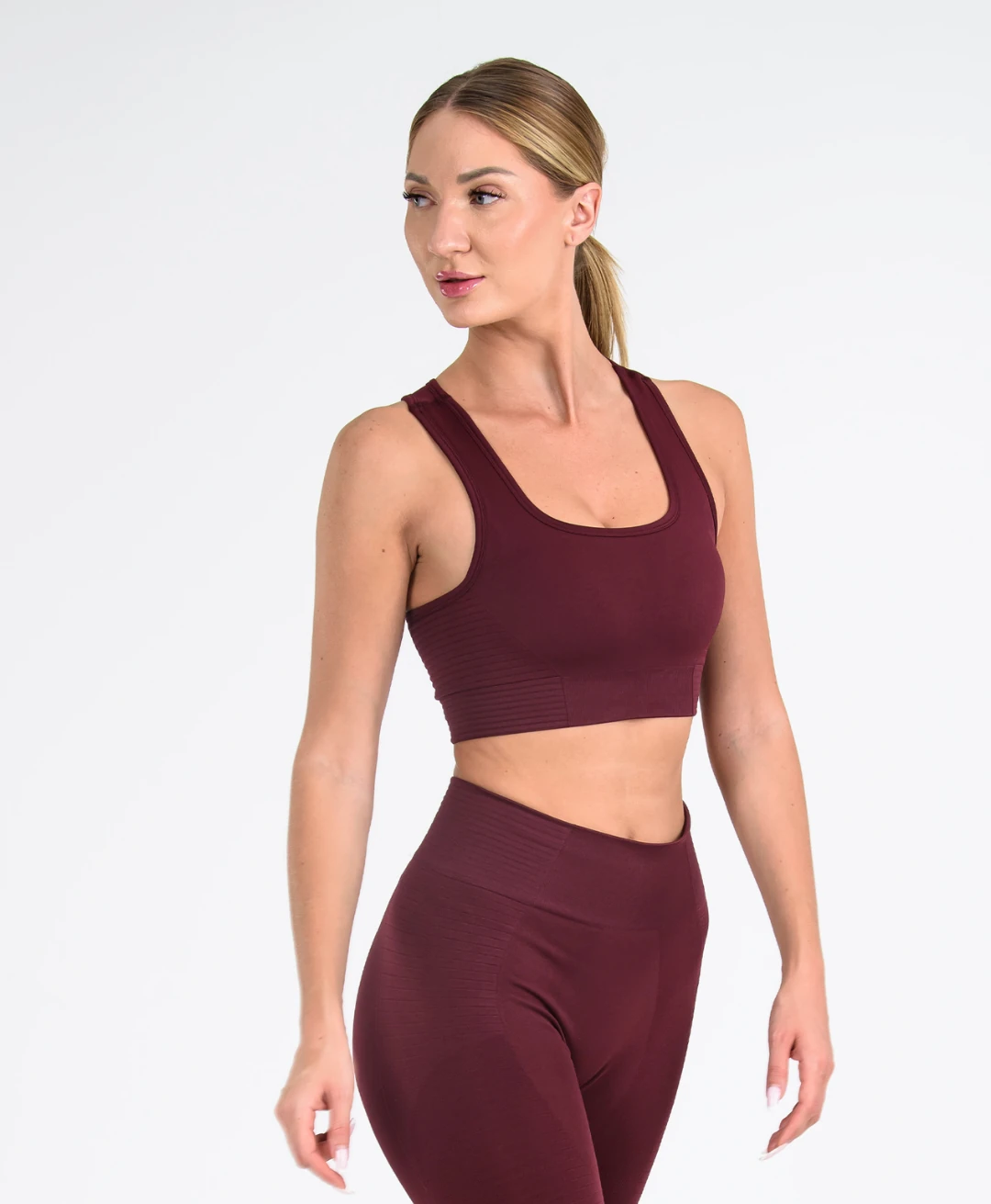 Vita Seamless Sporcu Bralet - Bordo