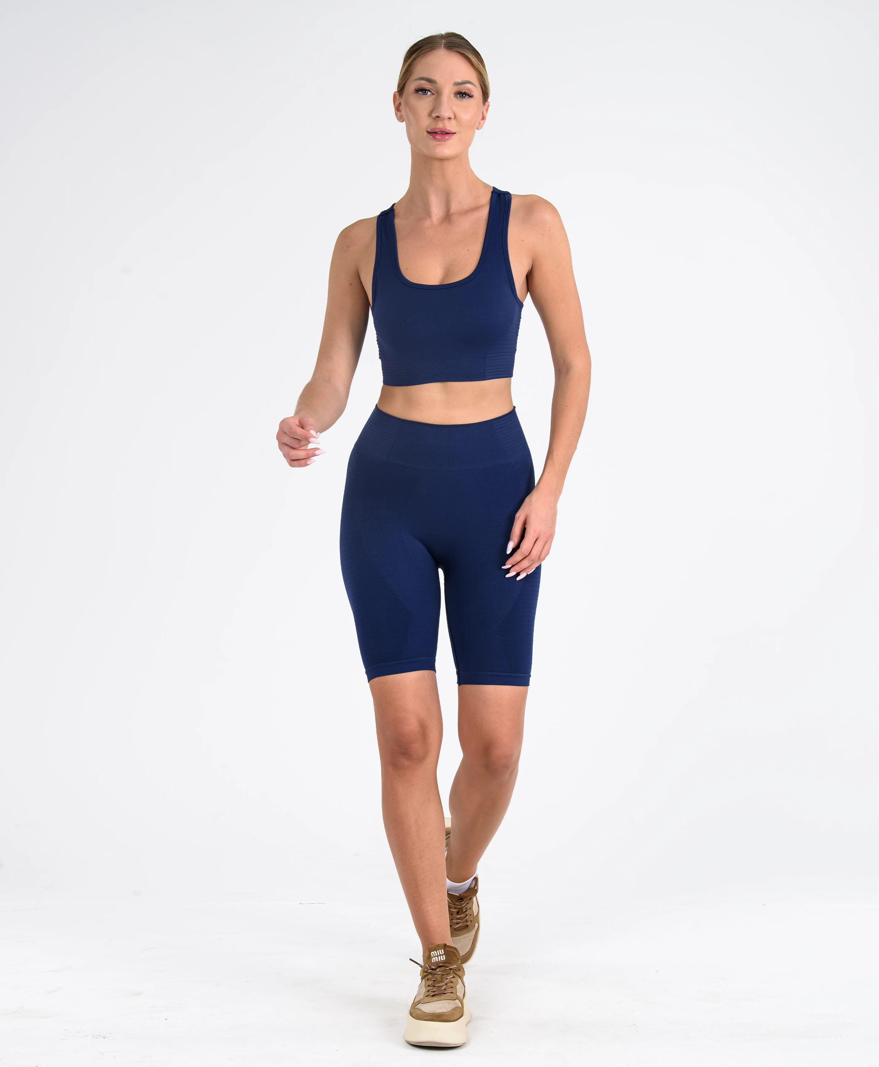 Vita Seamless Şort - Lacivert