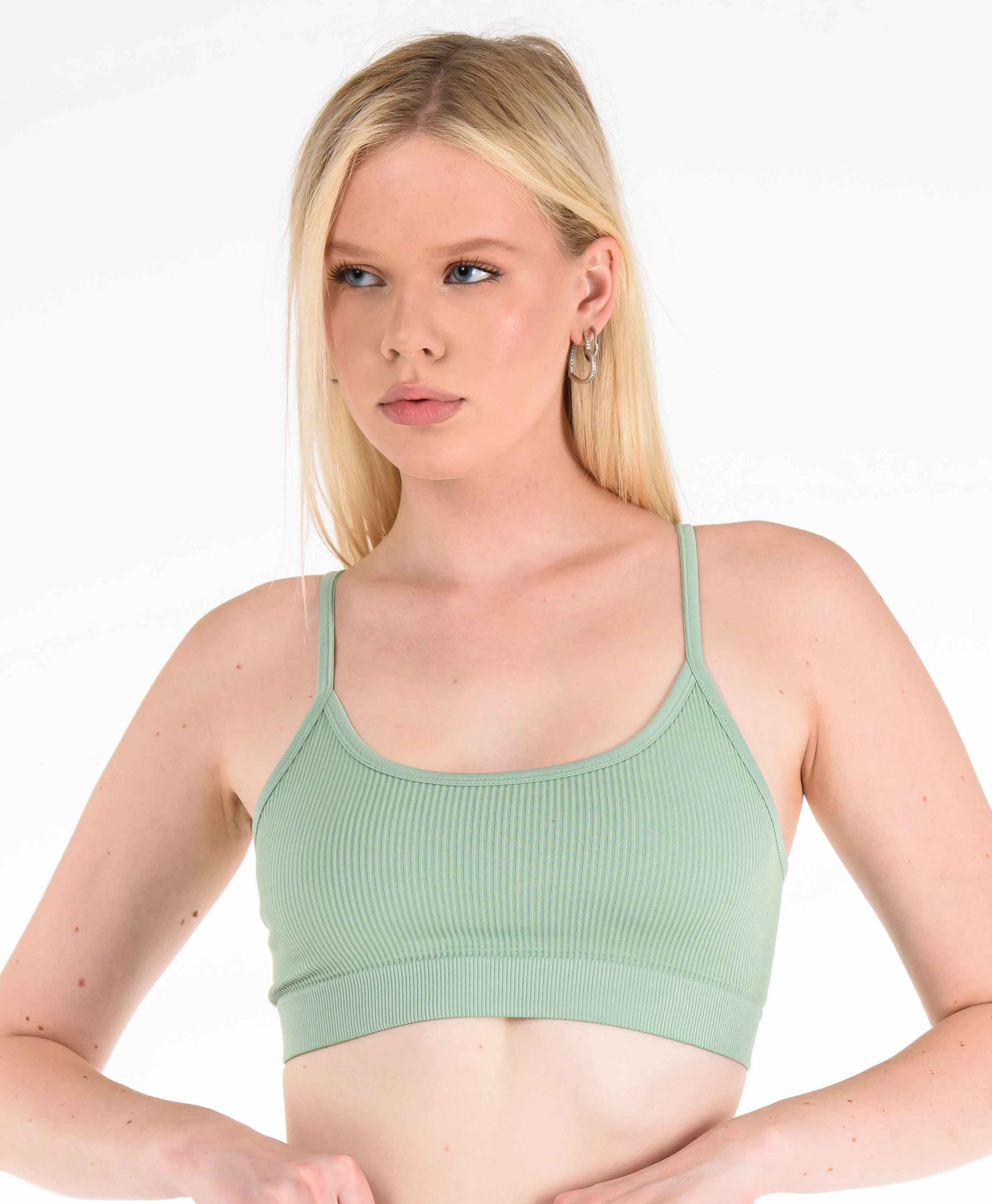 Lya Seamless Bralet - Yeşil