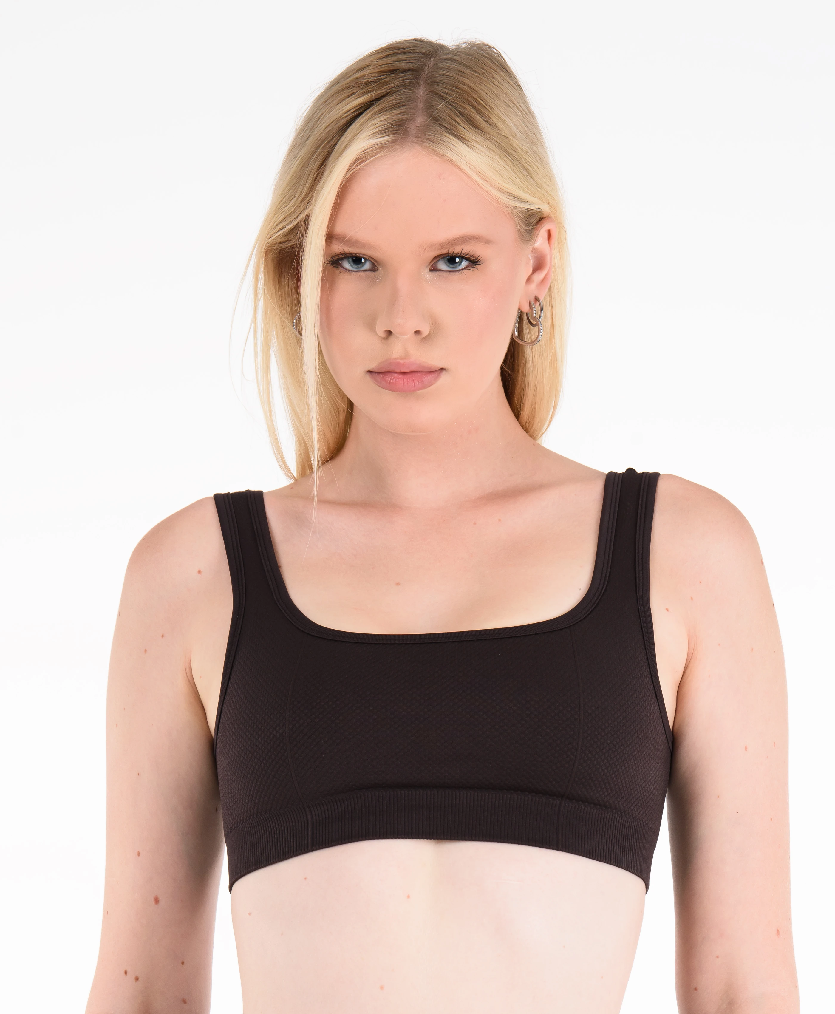 Nova Seamless Bralet - Kahverengi