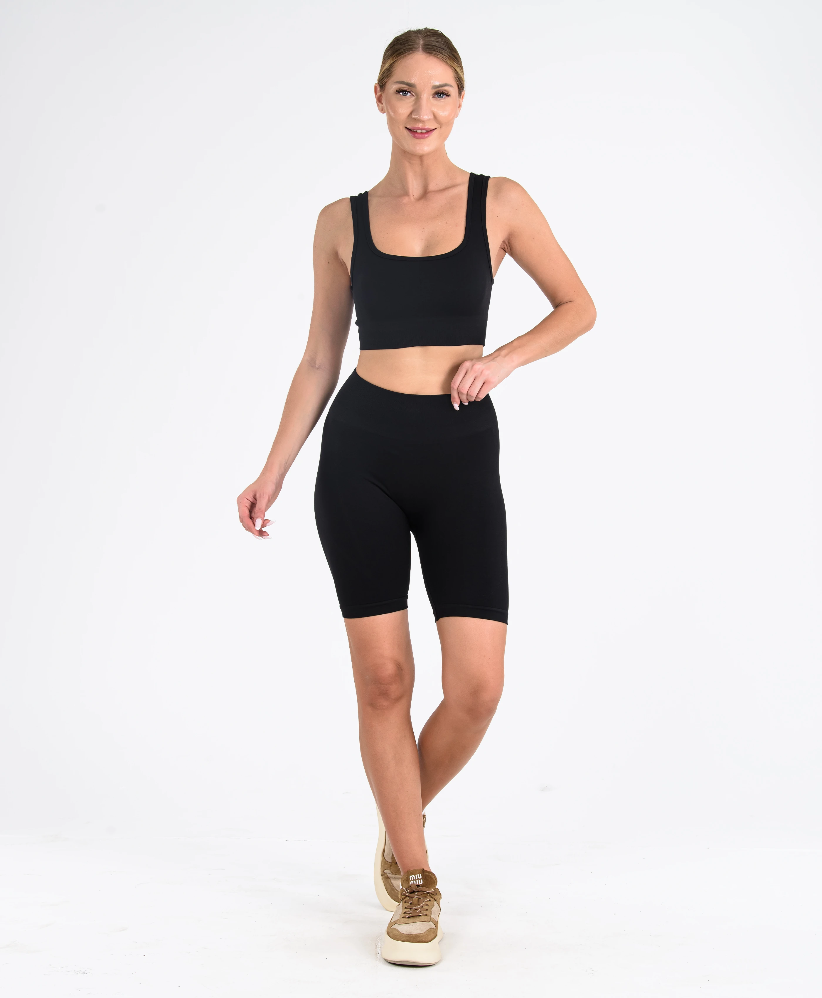 Form Seamless Şort - Siyah