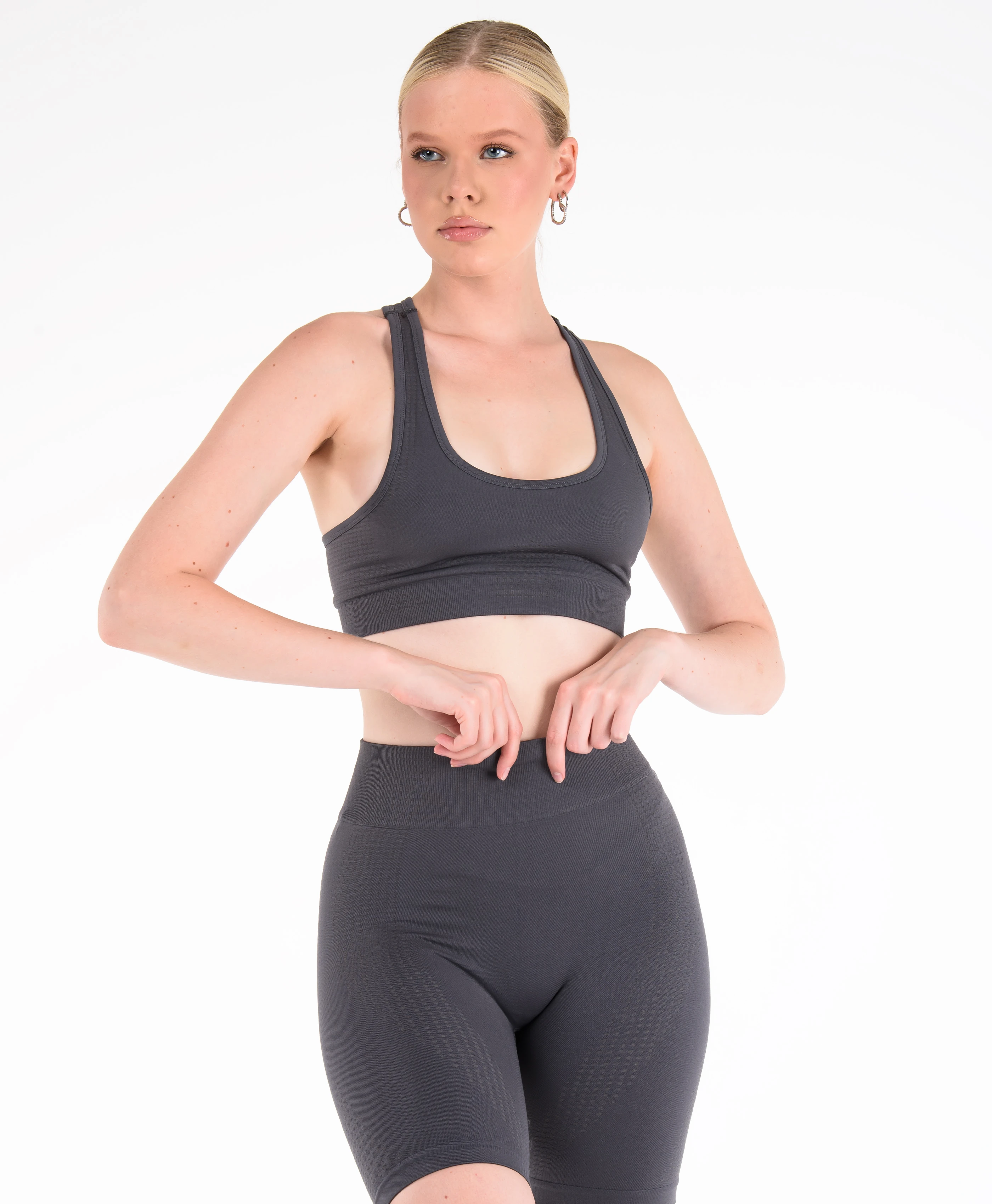 Core Sporcu Seamless Bralet - Gri
