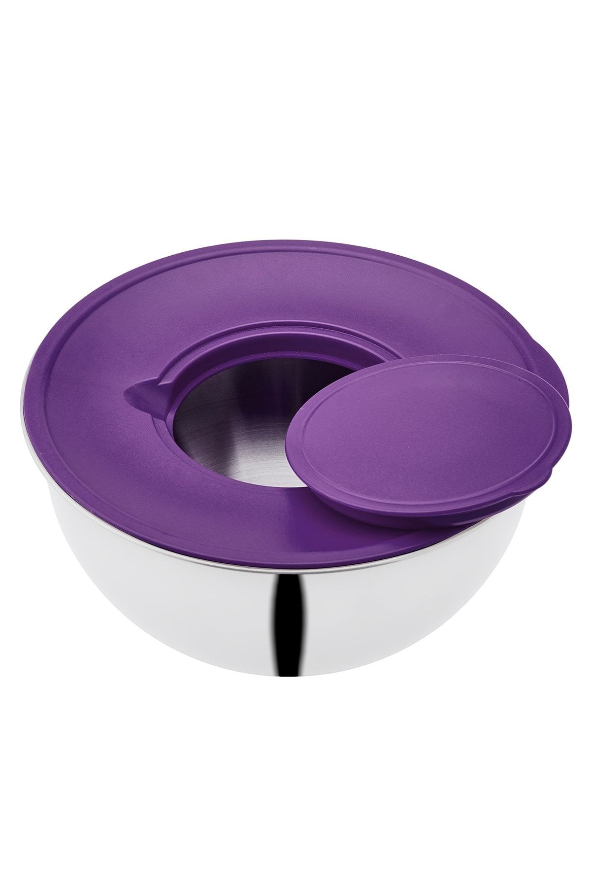 Easy Life Paslanmaz Çelik Karıştırma Kabı 24 Cm Mor
