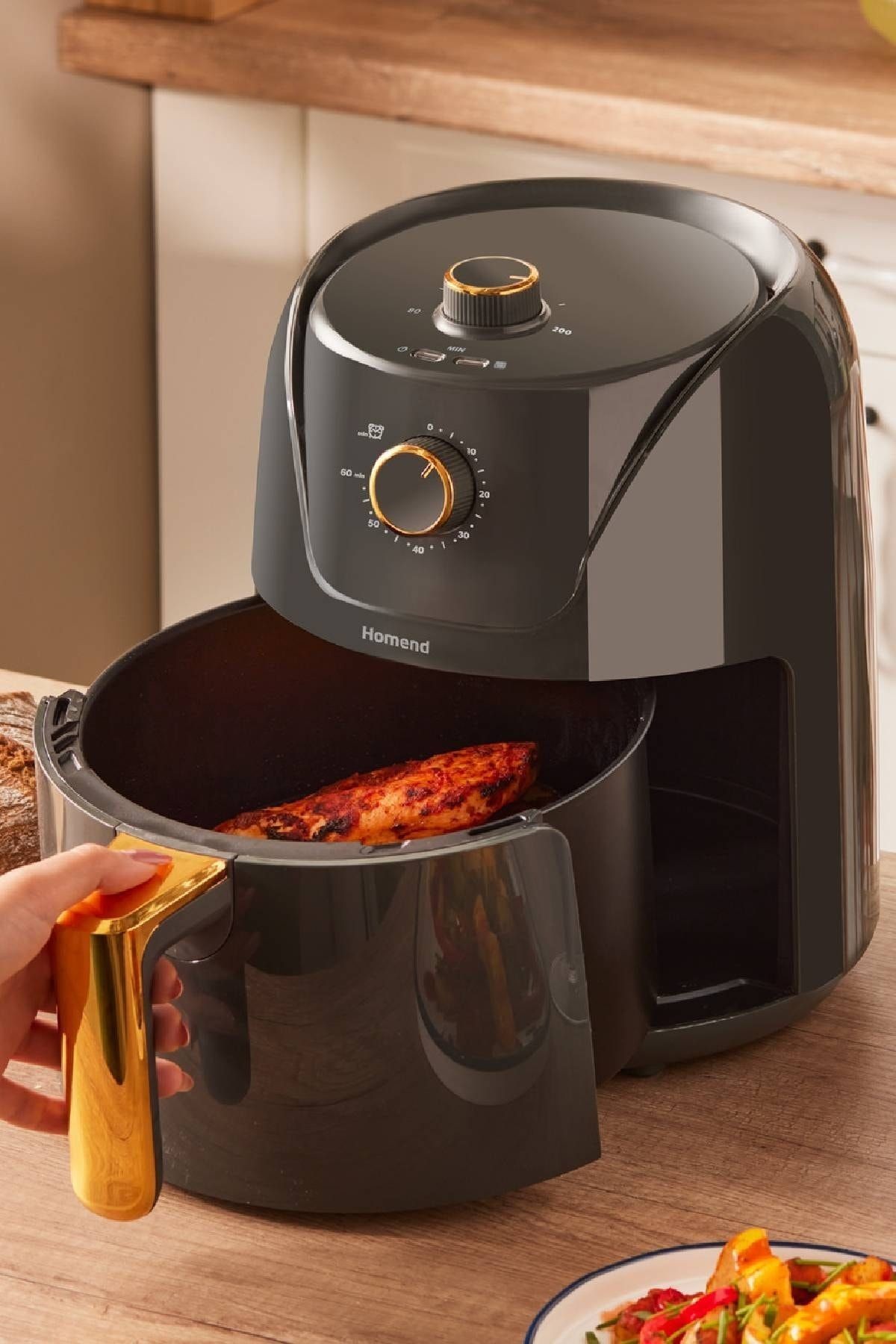 Airfryday 2504h 8 Farklı Programlı, Yağsız fritöz 4,3 Litre Airfryer