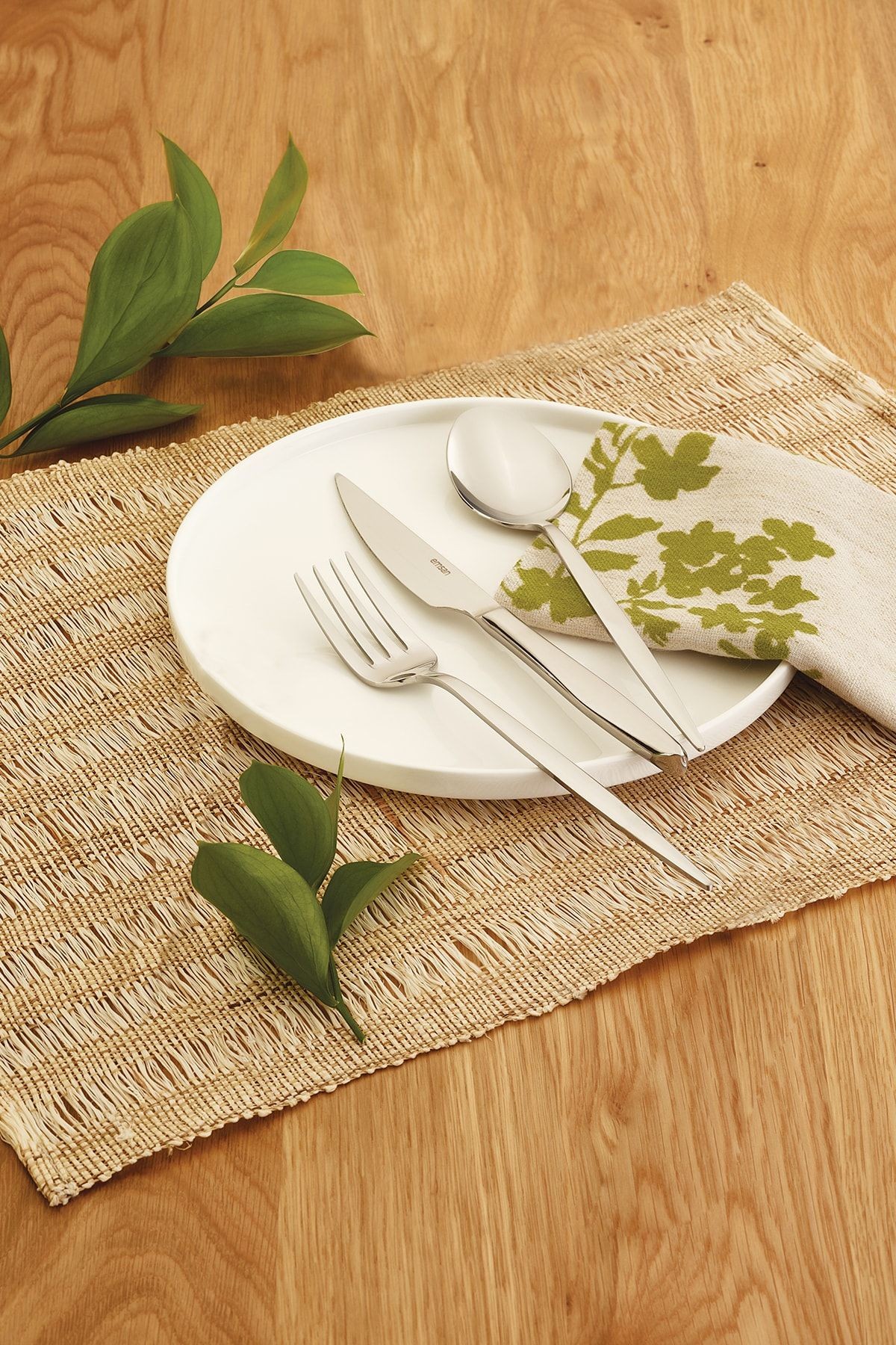 Ay Işığı Sade 6 Kişilik Çatal Kaşık Bıçak Seti 18 Parça