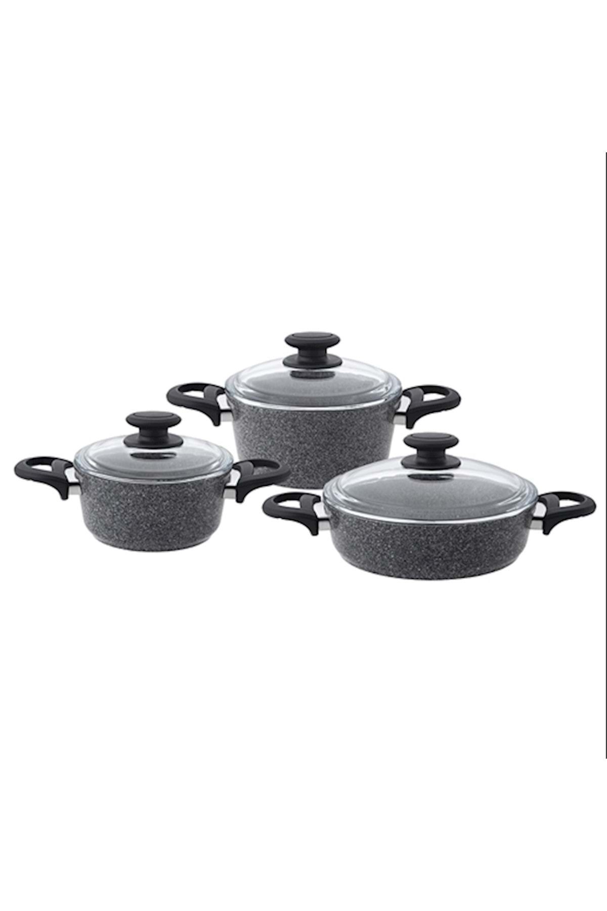 Titangranit 6 Prç Midi Tencere Set