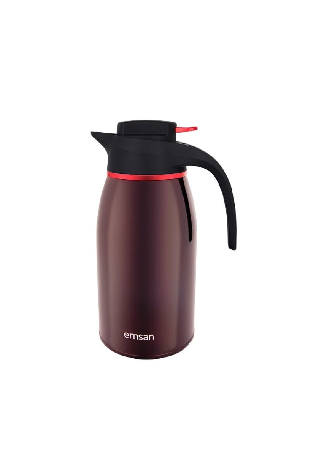 Gama 12 Saat Sıcak ve Soğuk Tutan Çelik Termos Bordo 2 Litre
