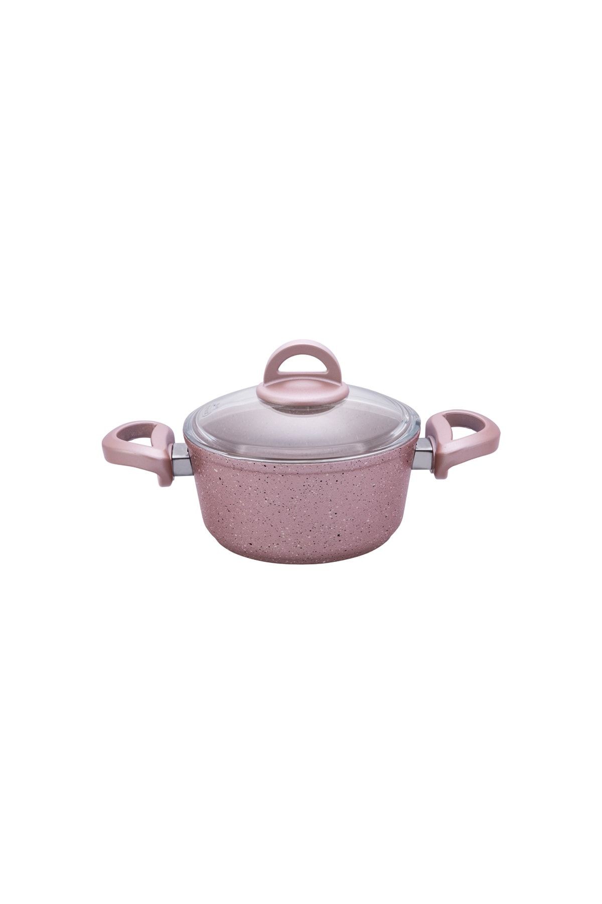 Premium Granit 7 Parça Golden Pink Tencere Seti