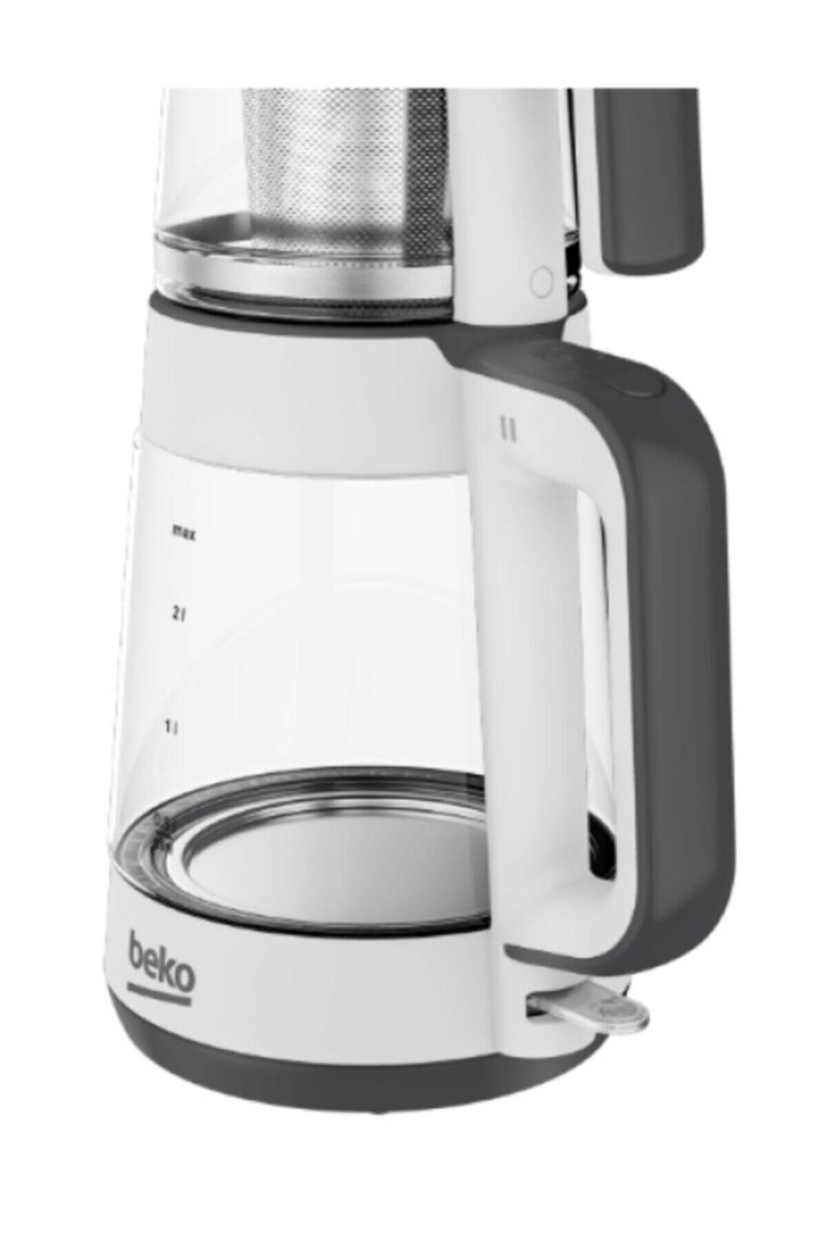 CM 5964 Floral 1900 W Cam Demlikli Çay Makinesi