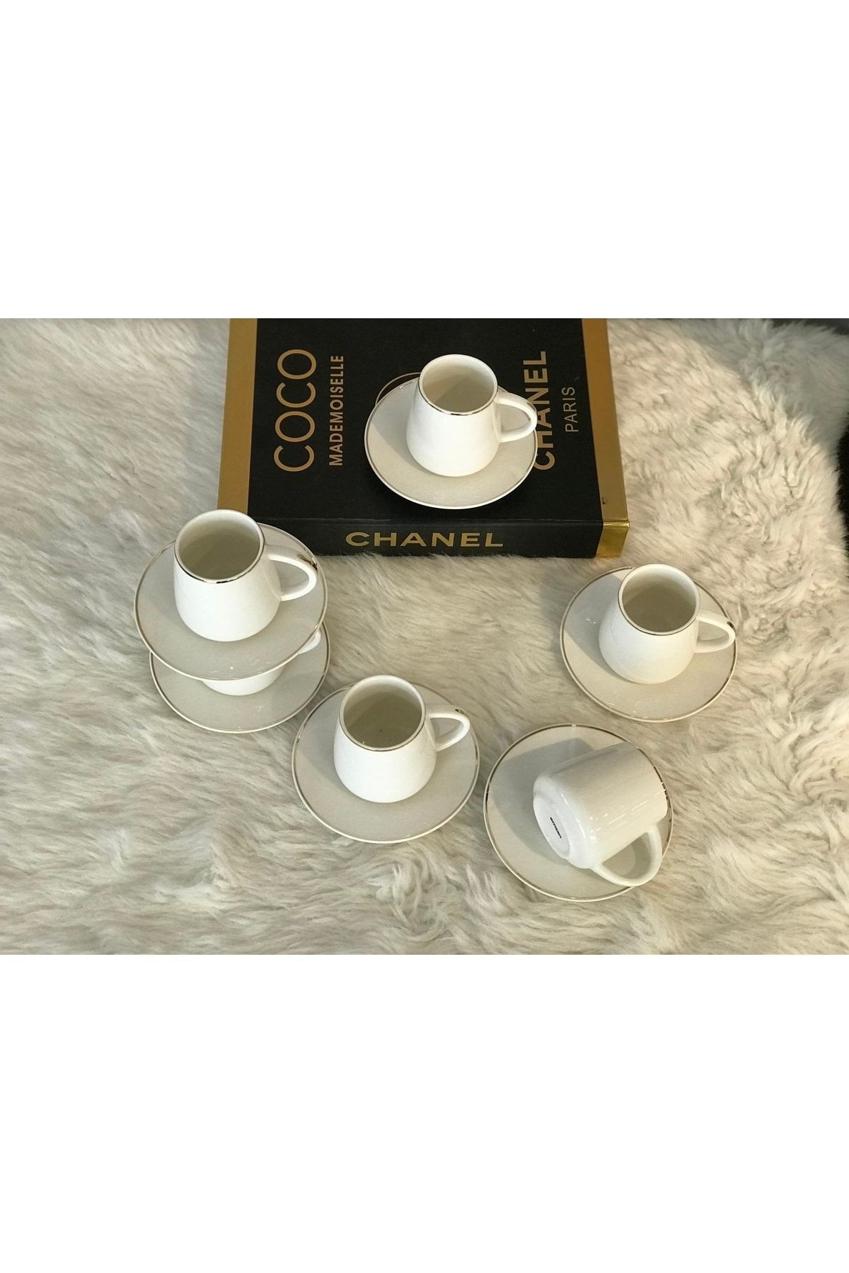Kar Beyaz Double Fincan 6 Lı