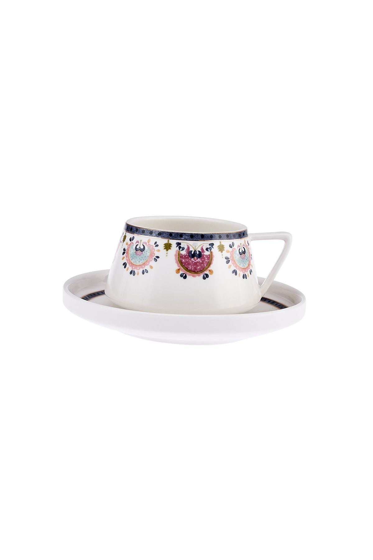 Ethnic Pink Porselen 32 Parça 6 Kişilik Kahvaltı / Servis Takımı