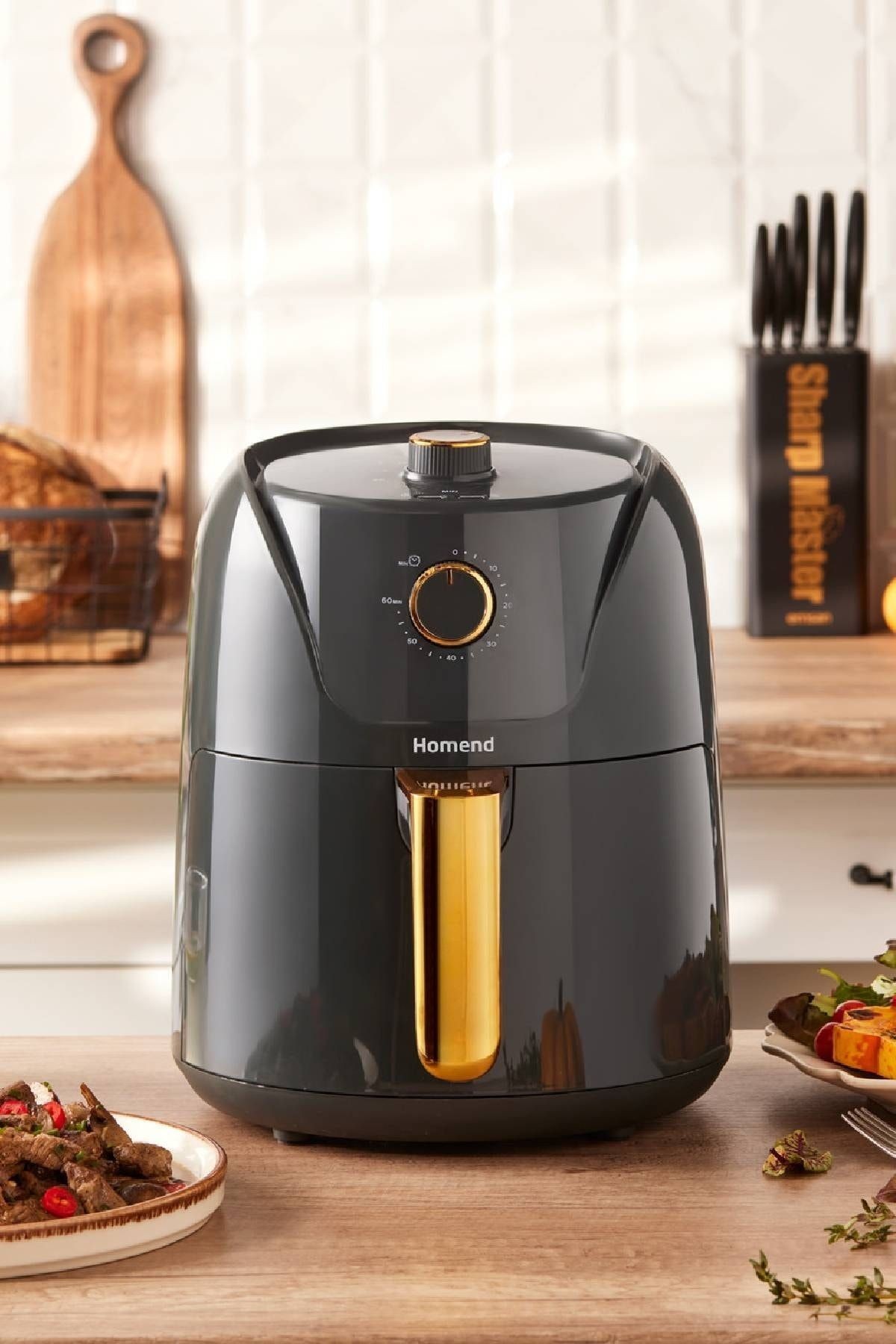 Airfryday 2504h 8 Farklı Programlı, Yağsız fritöz 4,3 Litre Airfryer