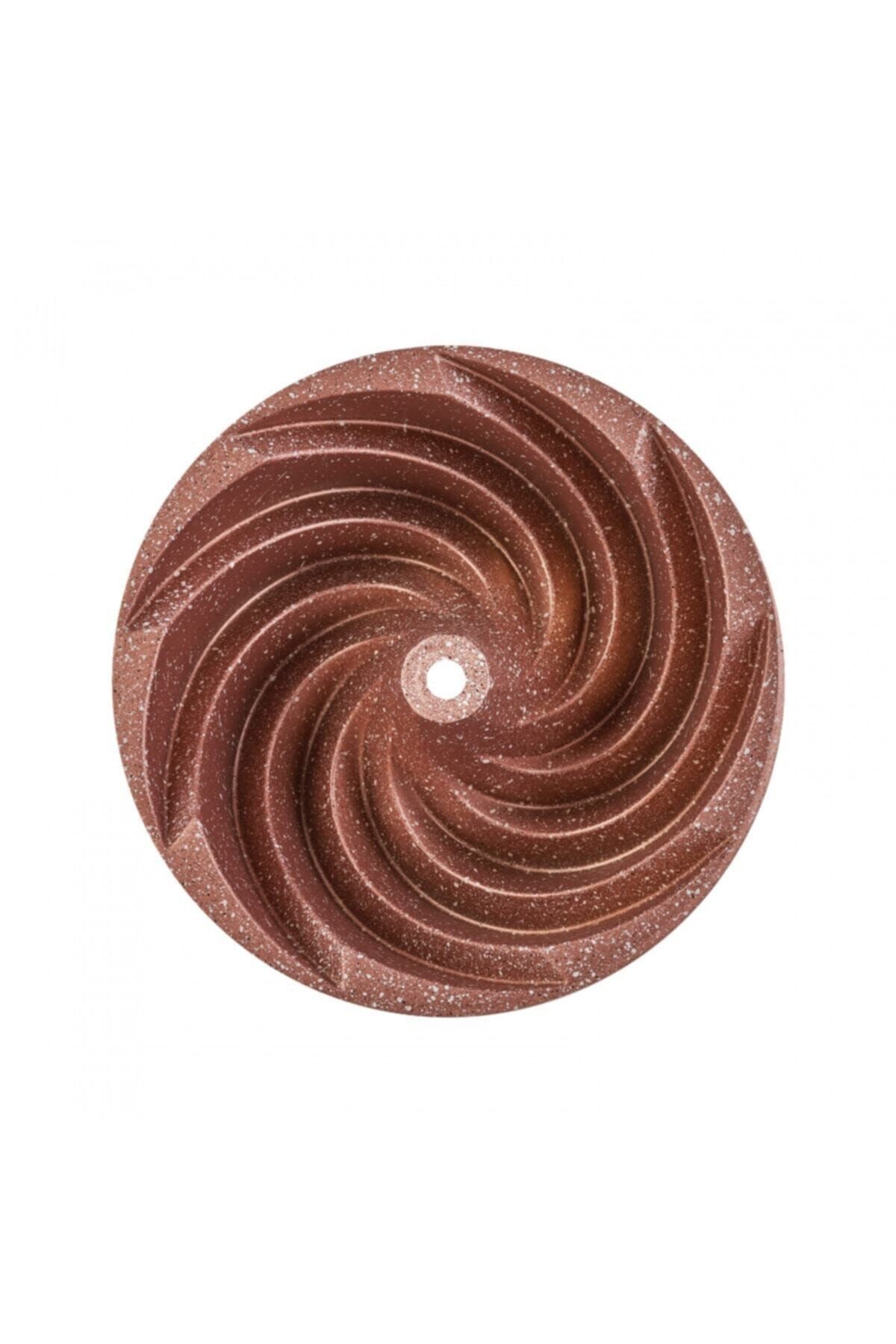 Girift Golden Pink Döküm Kek Kalıbı 25 Cm