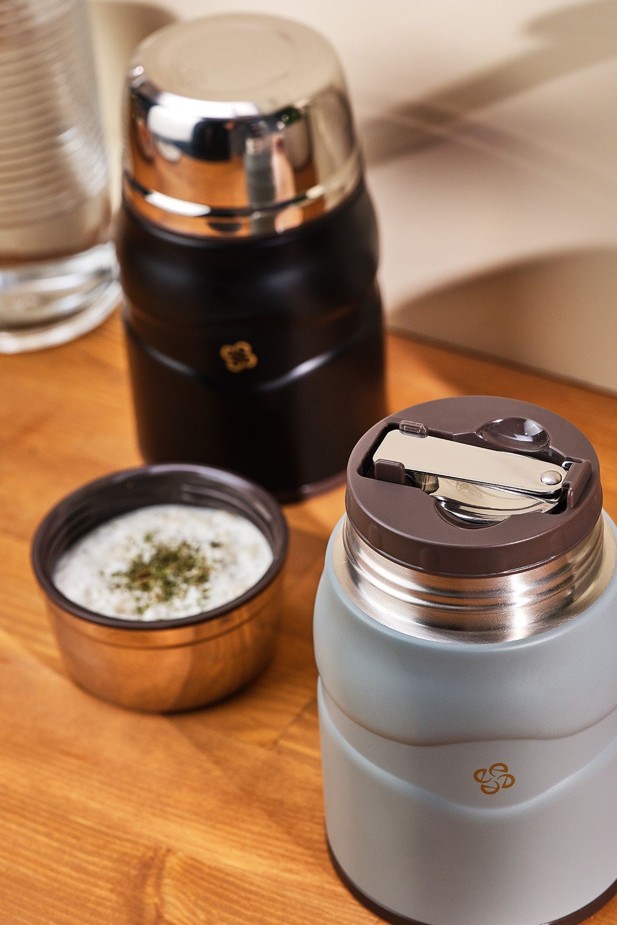 Smart Gri Yiyecek Termosu 500 ml