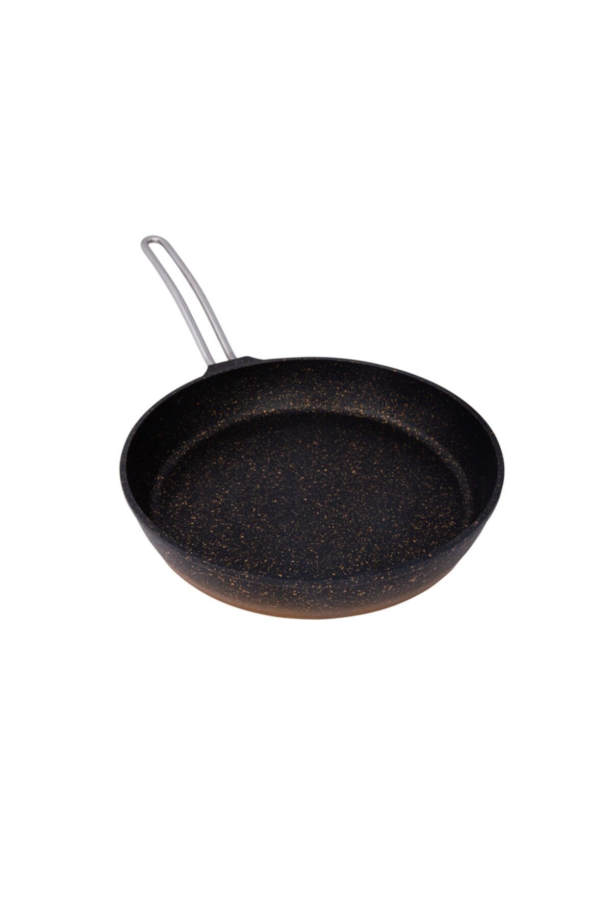 Ems 600/112 Kuvars Tava Siyah-gold 28 Cm