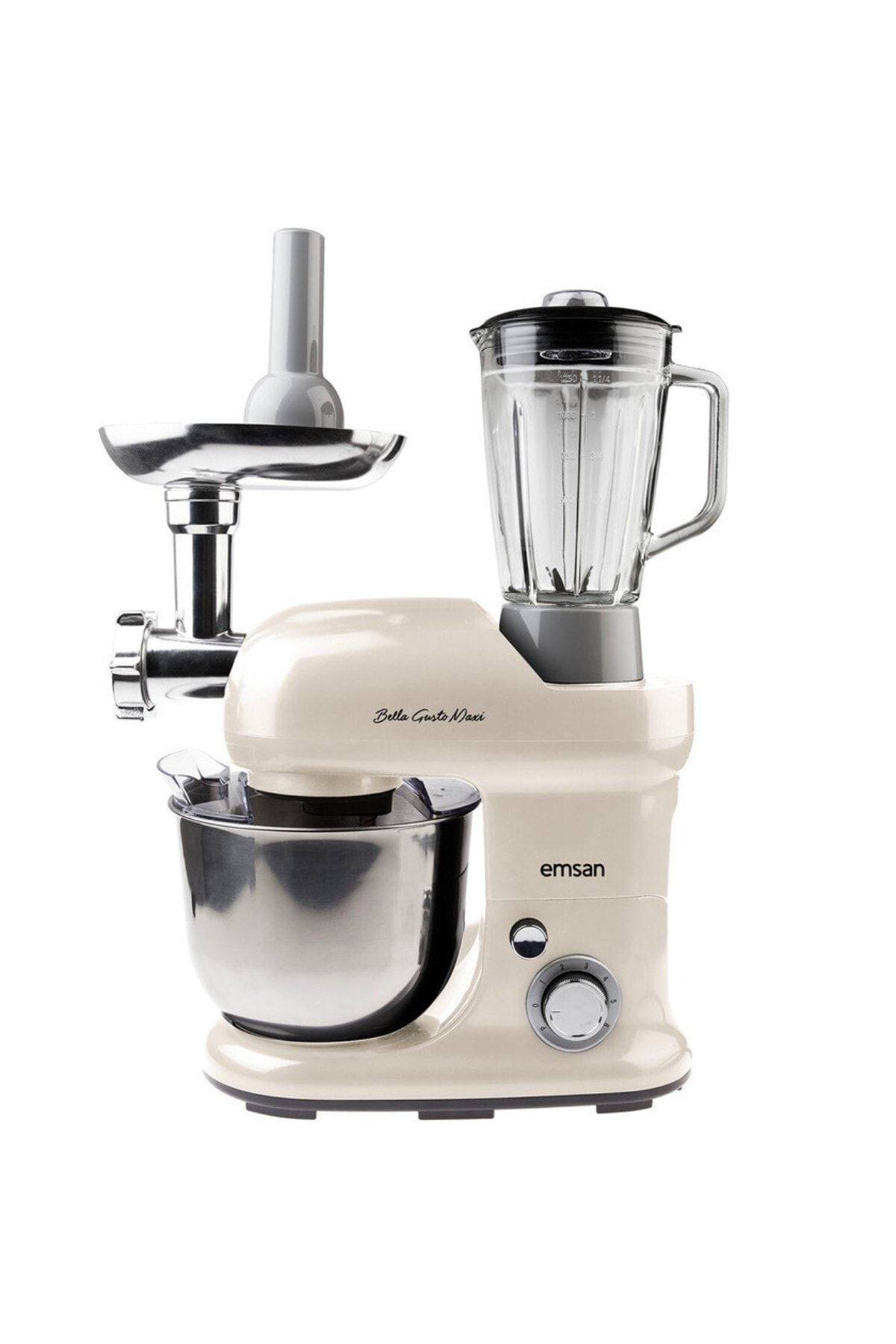 Bella Gusto Maxi Krem Stand Mikser Mutfak Şefi 1300W 5 Lt