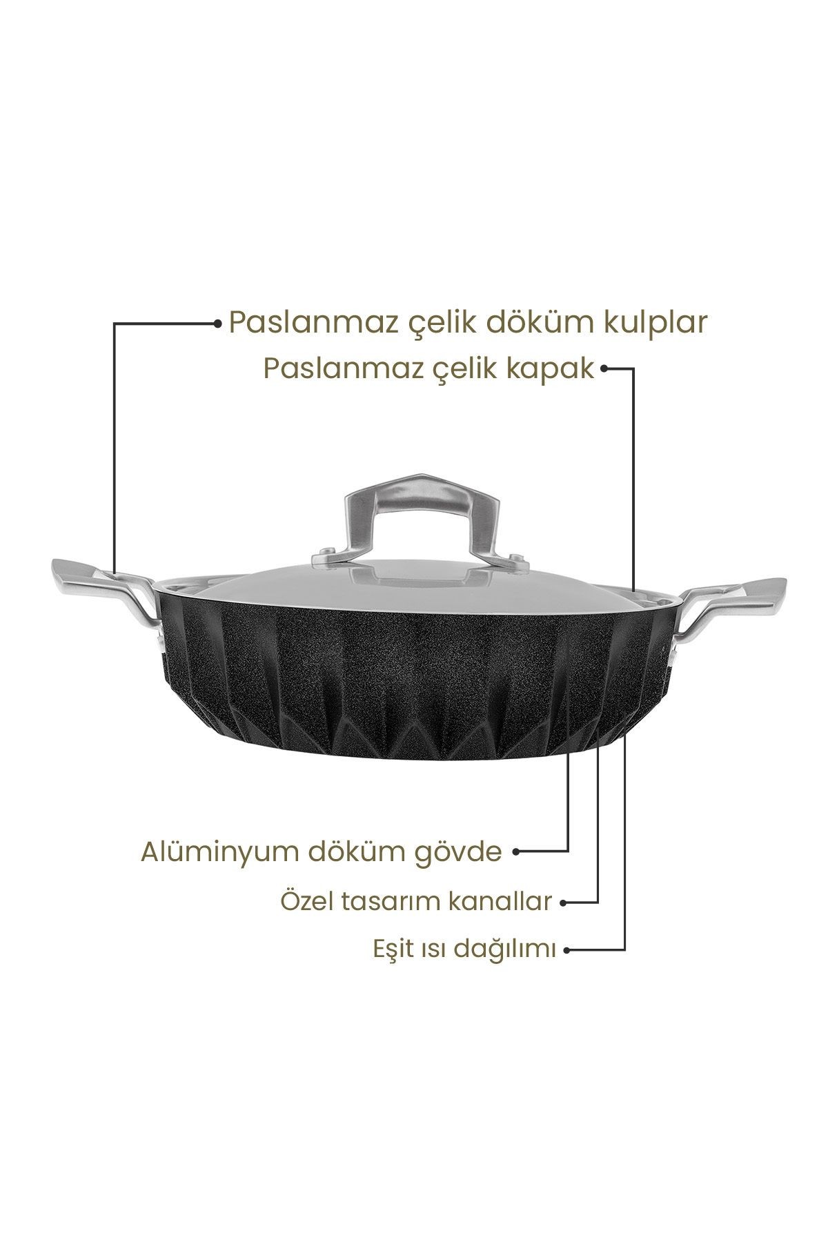 Diagon 30 Cm Karnıyarık Tencere