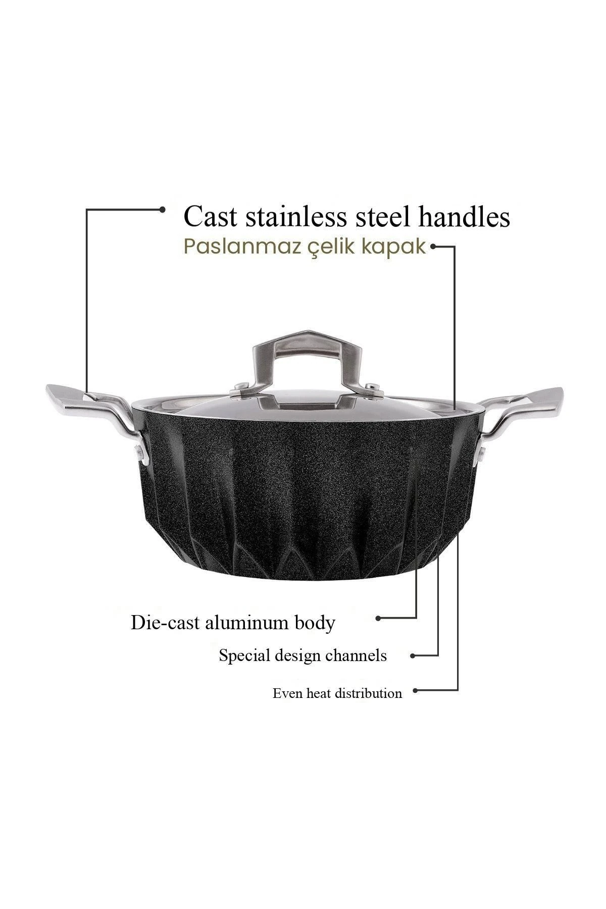 Diagon 24 Cm Derin Tencere