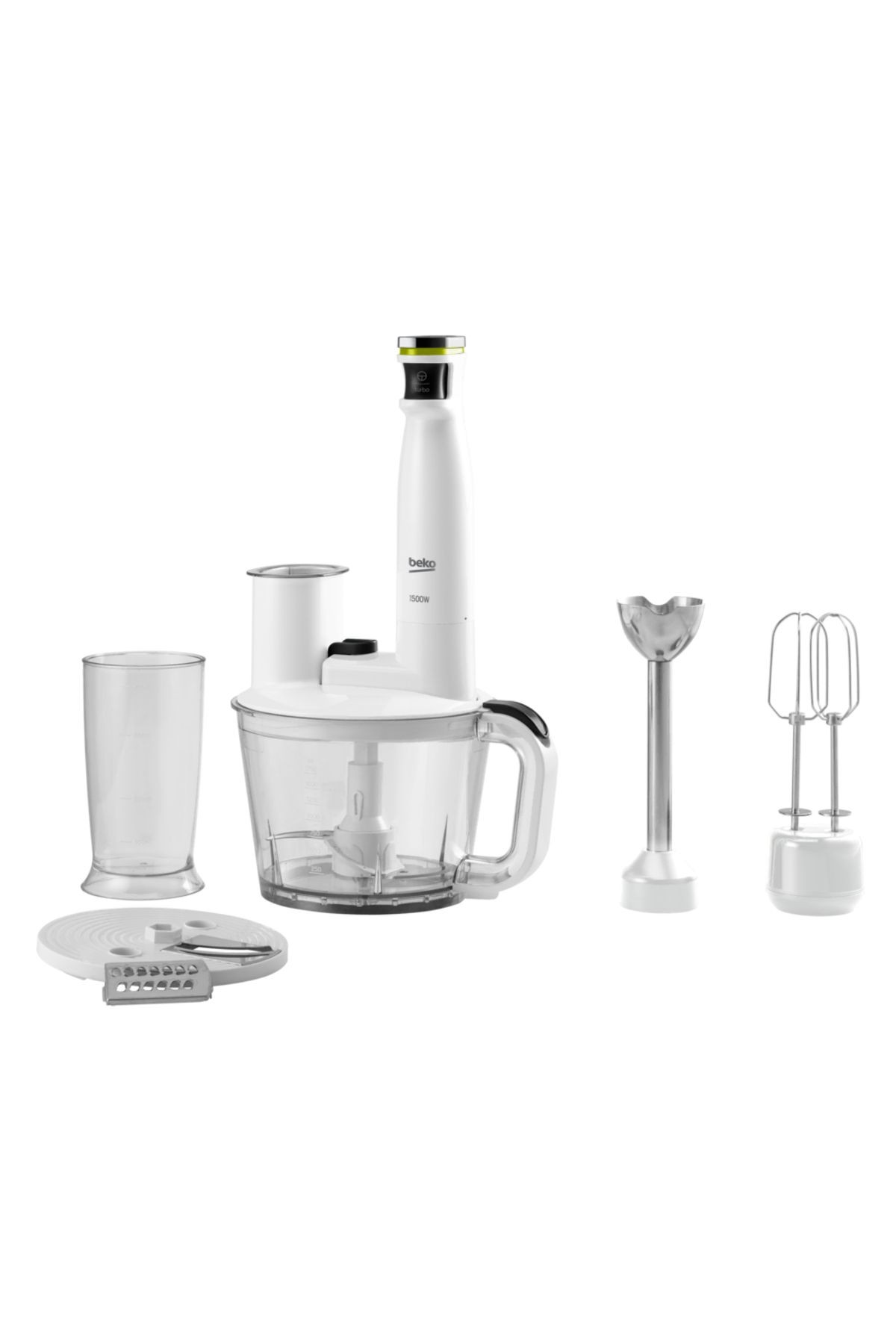 Rhb 5050 Floral 1500 W Mikser & Blender Seti Beyaz