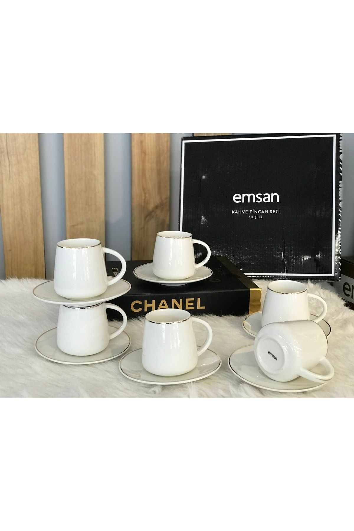 Kar Beyaz Double Fincan 6 Lı