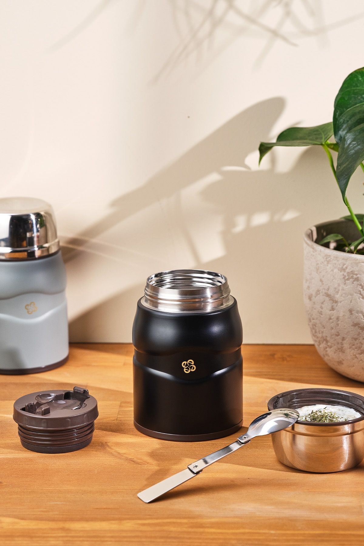 Smart Siyah Yiyecek Termosu 500 ml