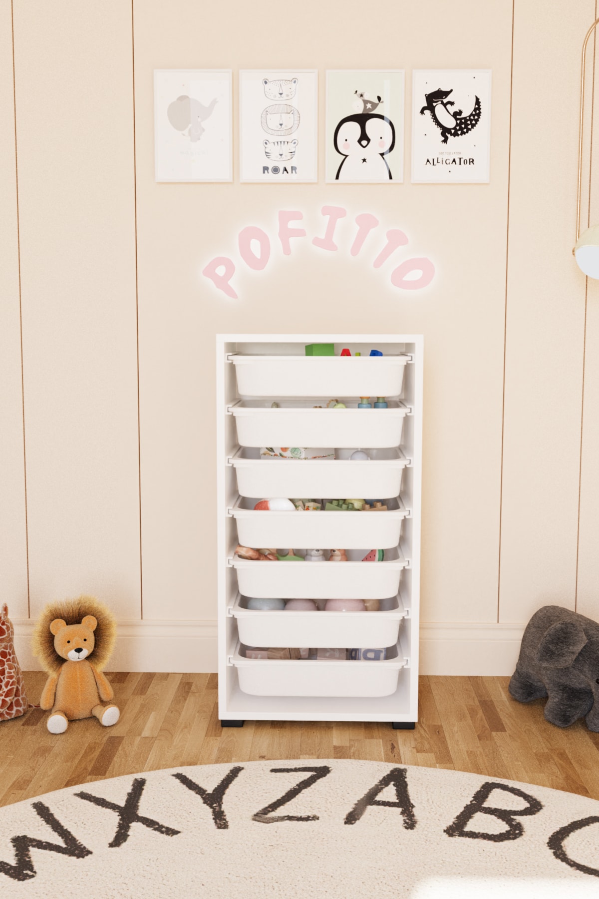 7 KÜÇÜK SEPET BEYAZ