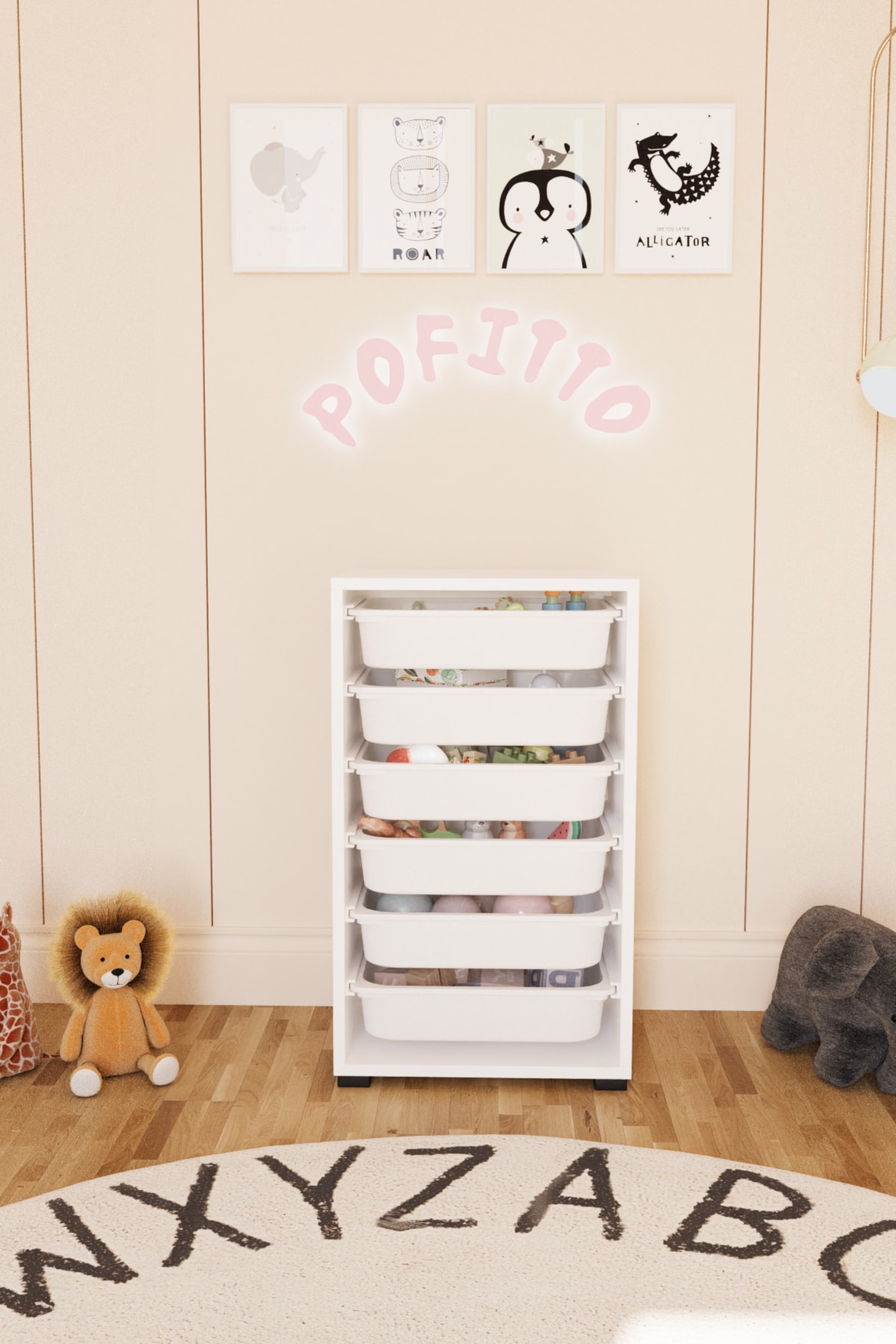 6 KÜÇÜK SEPET BEYAZ