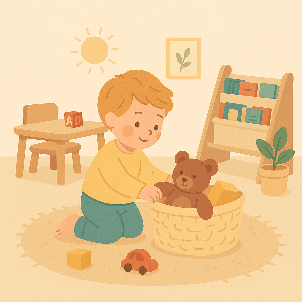 🧺 Çocukların Kendi Başlarına Toplanmayı Öğrenmesi İçin 5 Pratik Yöntem