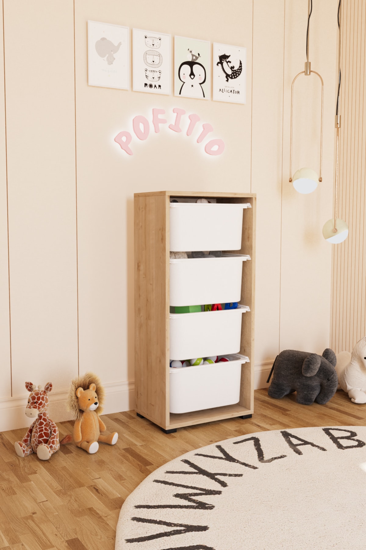 Oyuncak Dolabı 8 - 4 BÜYÜK SEPET SAFİR