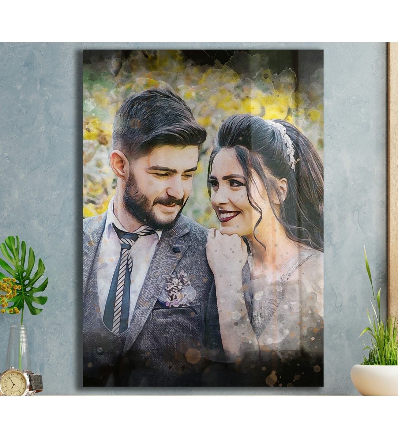 Kişiye Özel Tamperli Cam Tablo Baskı