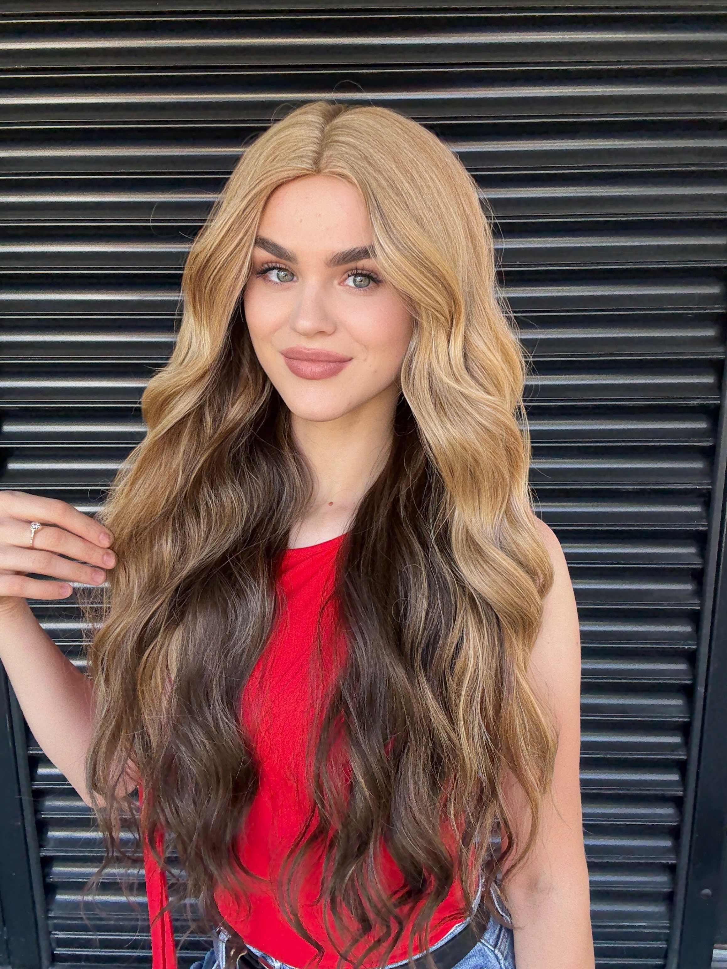 Karamel Röfleli Özel Vip Peruk Model