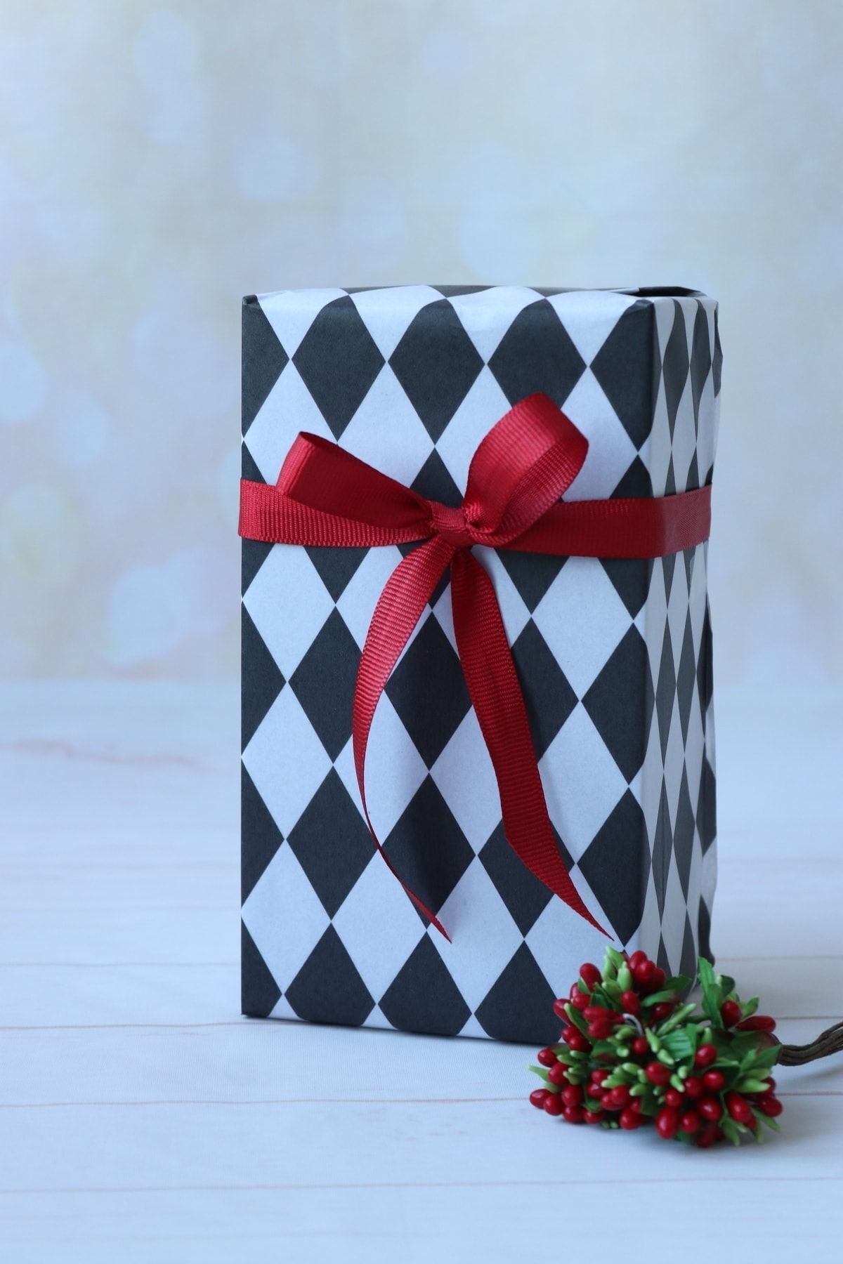 Siyah-beyaz Dama Desen Pelur Kağıt Pelur Kağıdı 