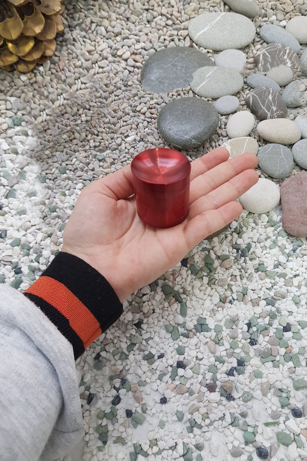 Mini Boy 40 mm. Tütün Baharat Herbal Öğütücüsü Parçalayıcı py91kr