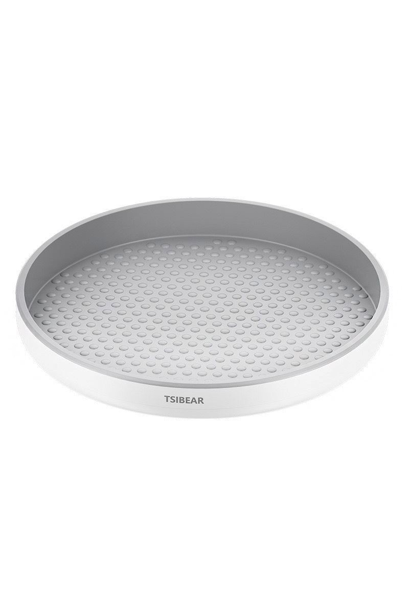 360° Dönen 25 cm Mutfak Kiler Banyo Düzenleyici Döner Raf cin876