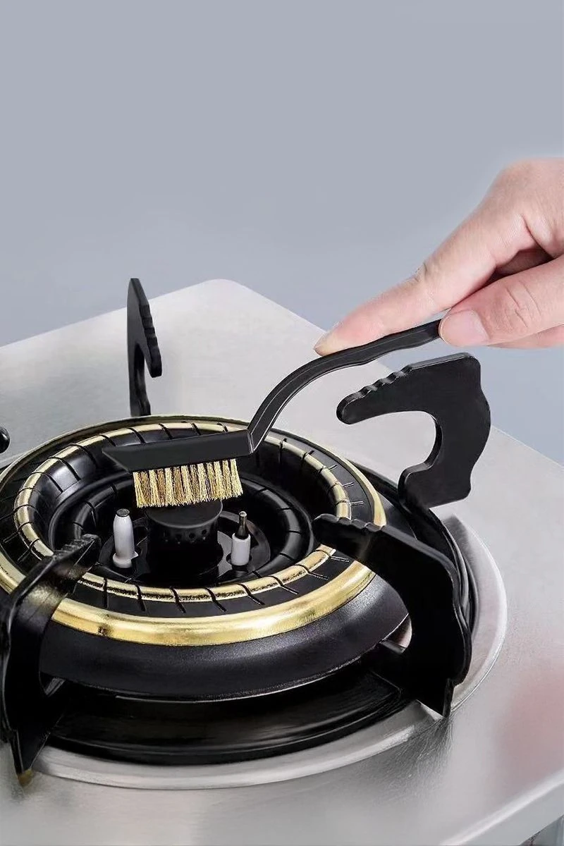 3 Parça Tel Naylon Ocak Tava Fayans Kazıyıcı Leke Yüzey Kazıyıcı Fırça mt229