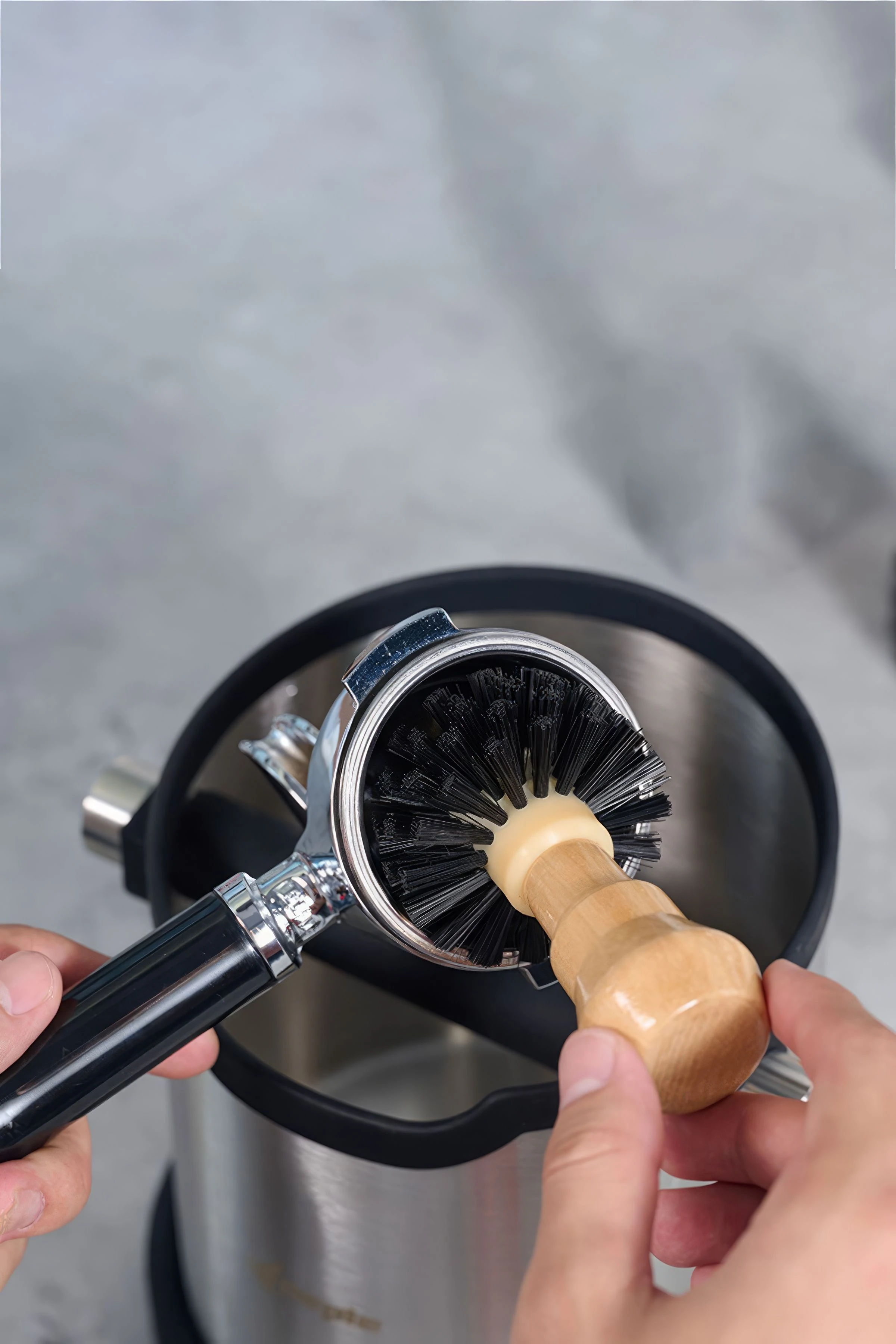 Espresso Makinası 51 mm Tamper Temizleme Fırçası mt228