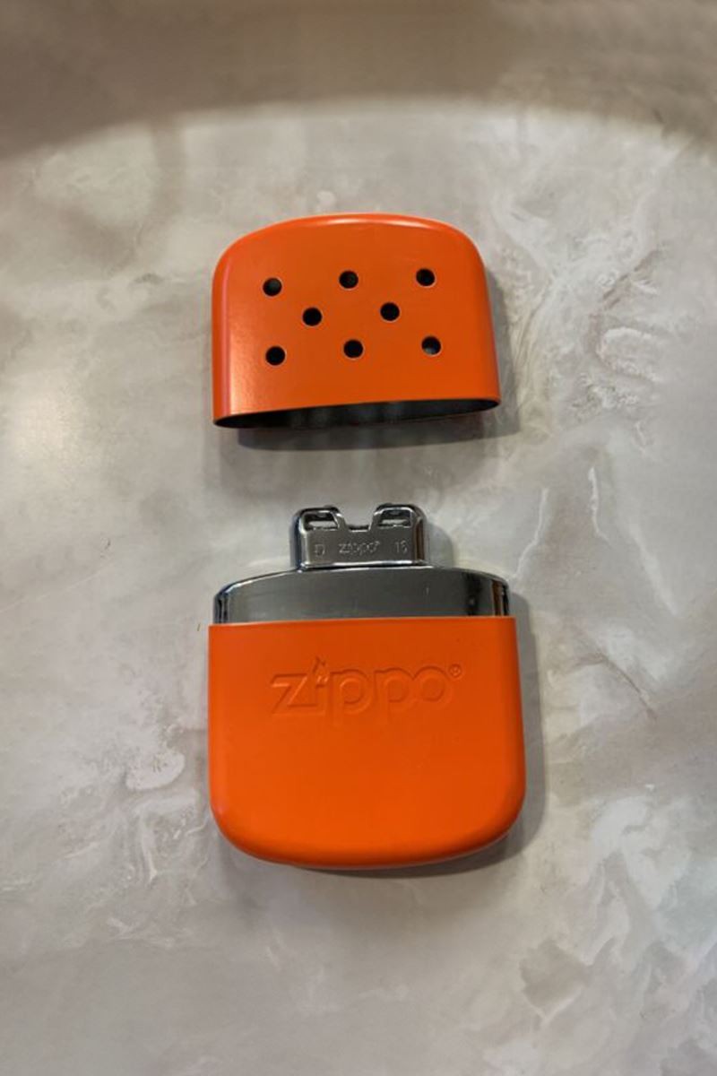 Zippo Turuncu Orange Hand Warmer Cep El Isıtıcısı Cep Sobası Chrome 40378