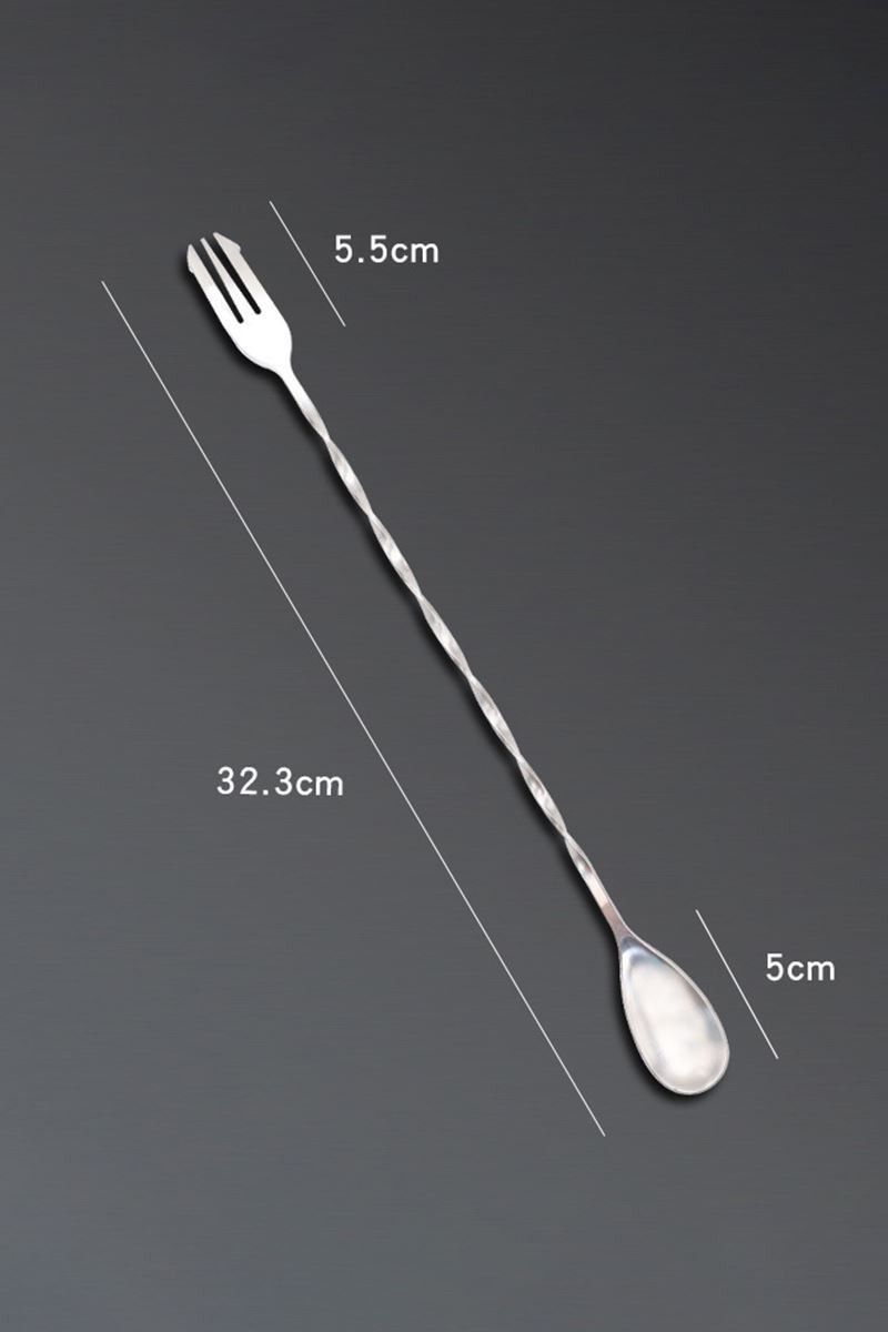 Çelik Kokteyl Hazırlama Kaşığı Bar Tokmağı  Ve Kokteyl Bardağı Seti cin588