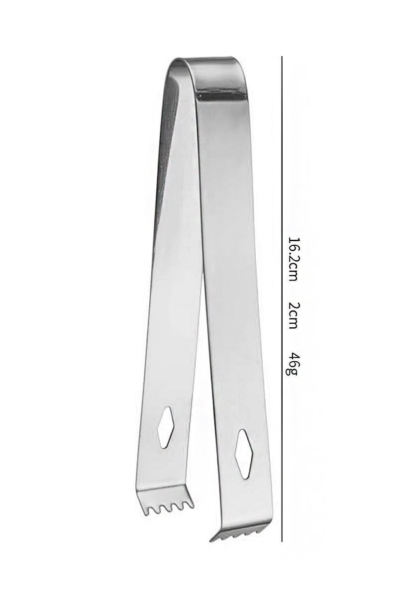 12 Adet Çelik 16,2 cm Buz Ve Şeker Maşası mt128by-12