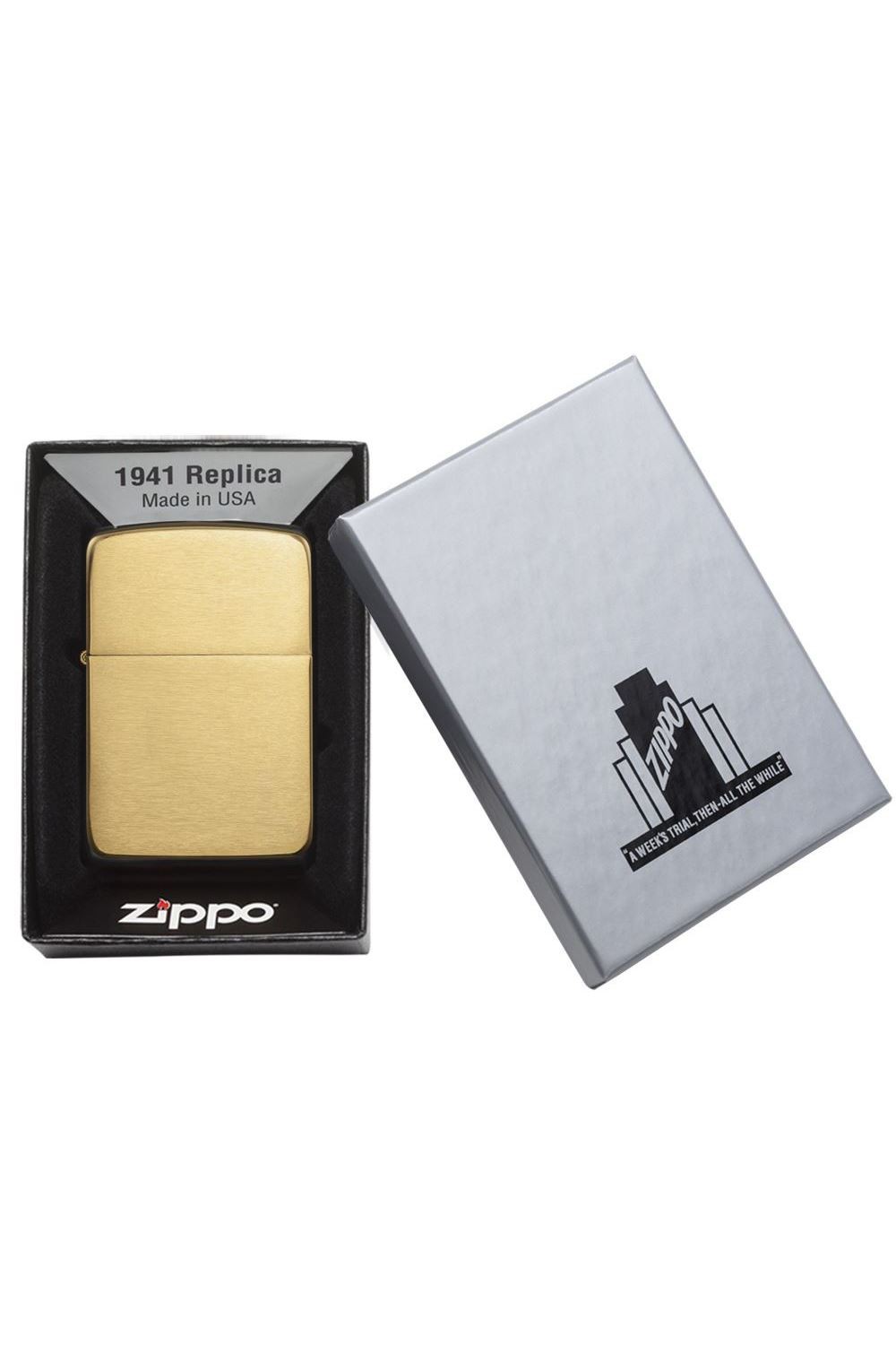 Zippo Çakmak Gold Brush Brass 1941b-000055