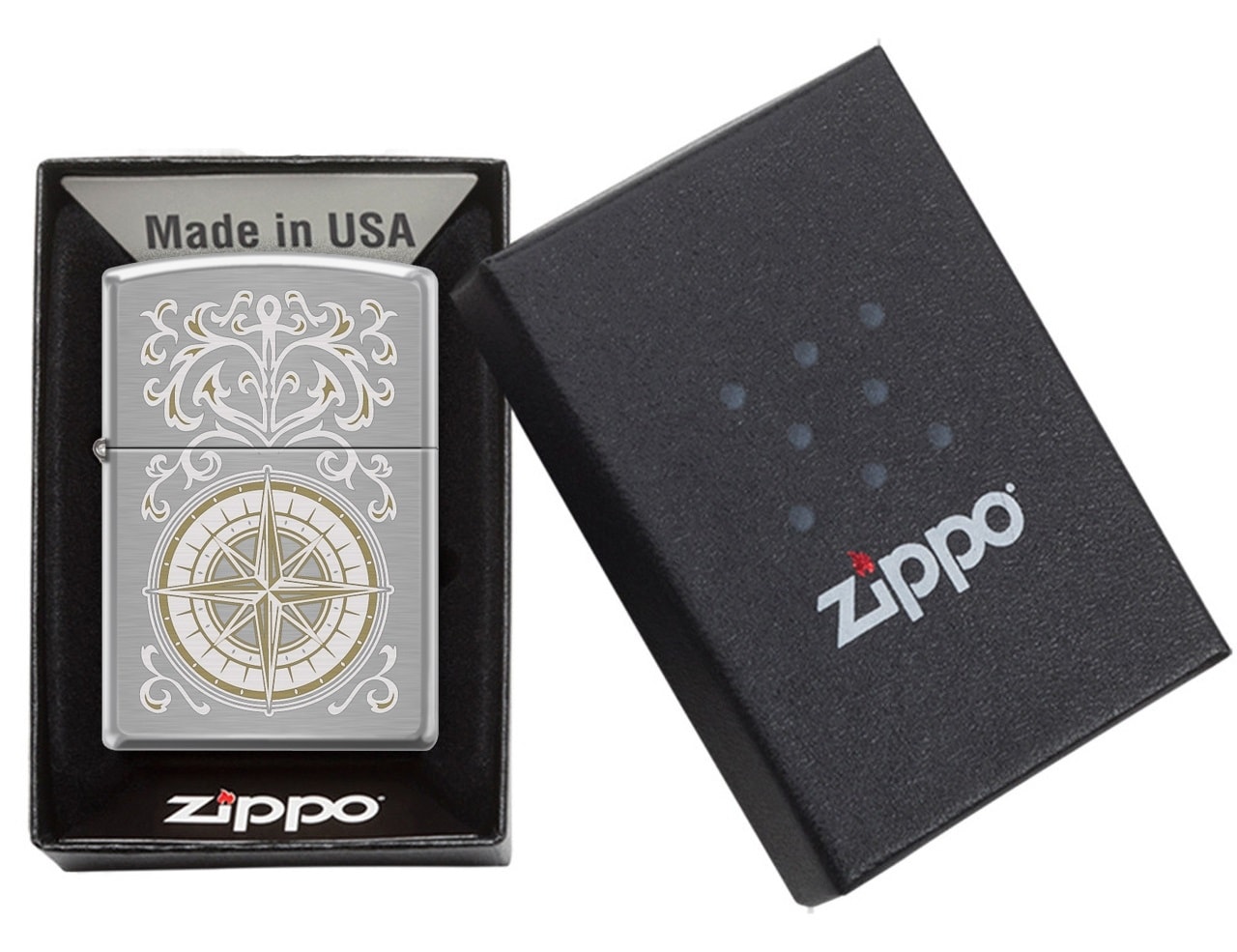 Zippo Çakmak Compass Design Kumpas 200-096645