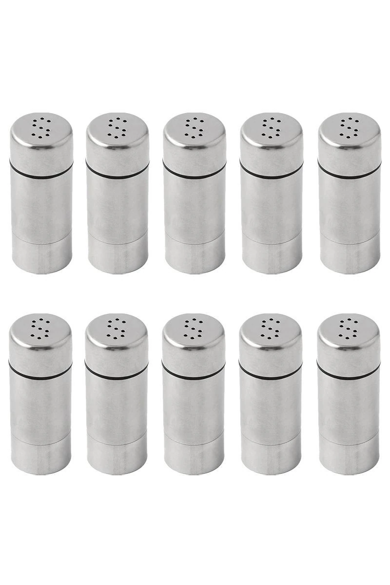 10 Adet 304 L Çelik  Büyük Boy Tuzluk cin981-10