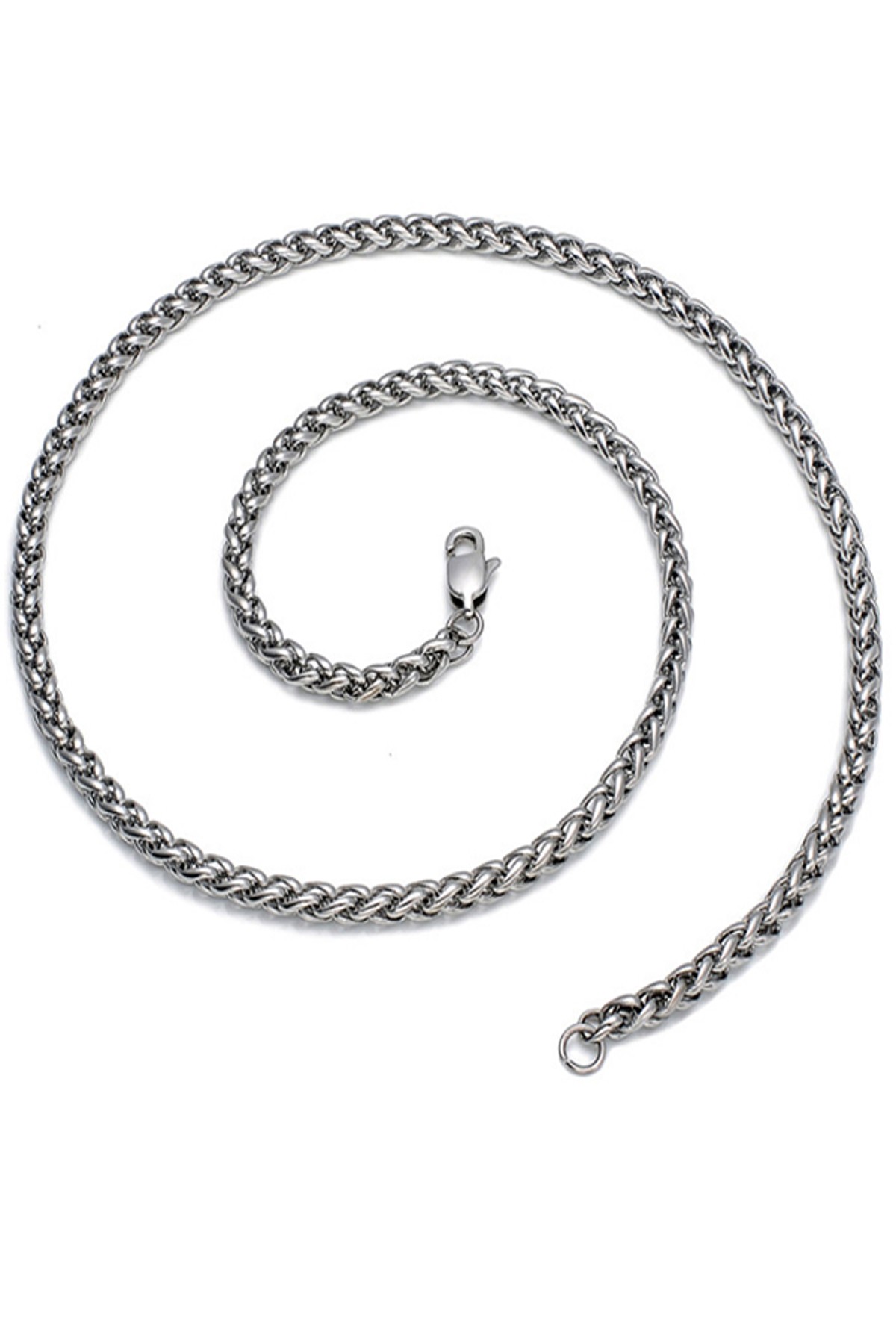Chavin 50 cm. 5 mm. Burgu Çelik Erkek Zincir Kolye dg34-5