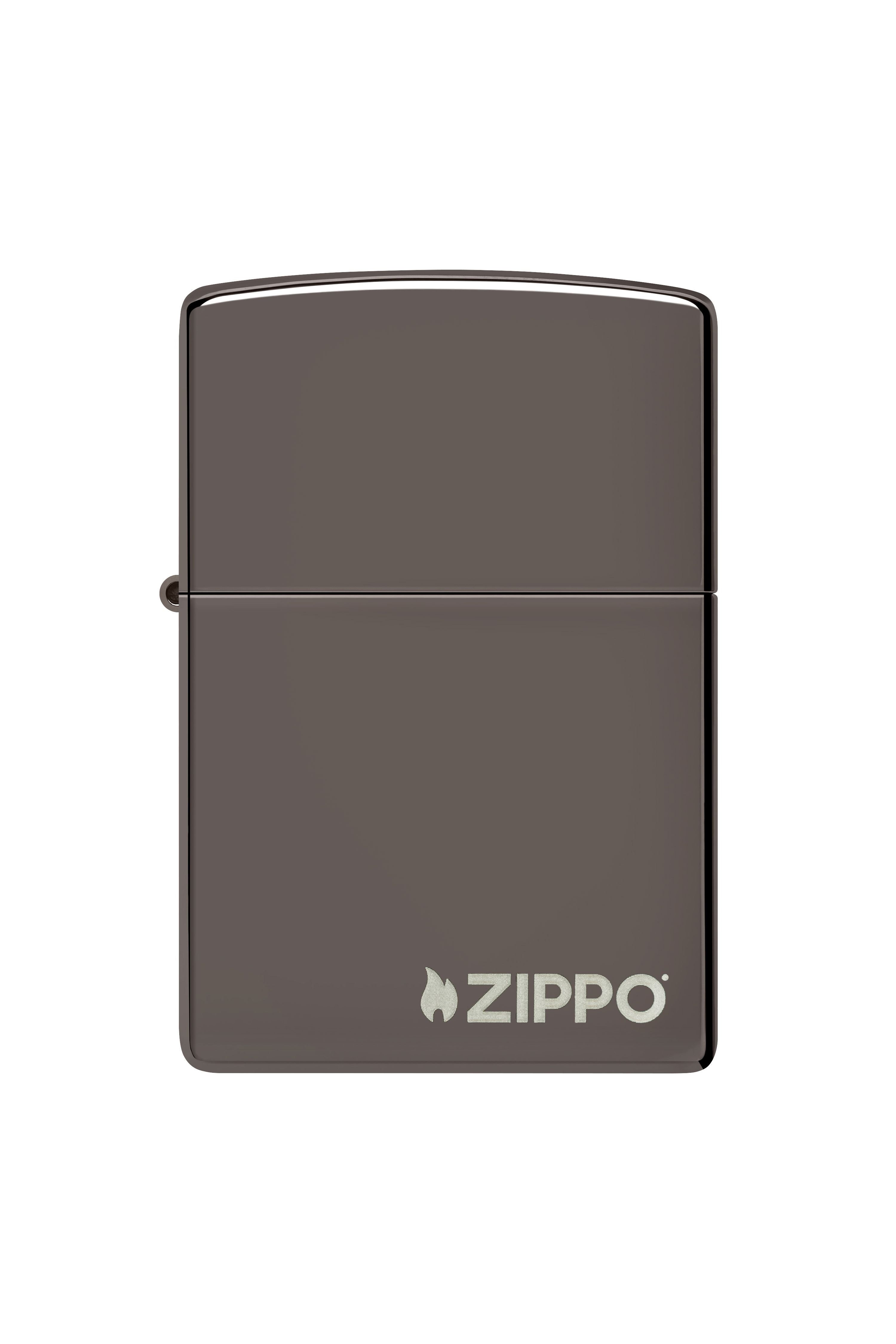 Zippo Çakmak Logo Black ice Buz Siyahı 150zl