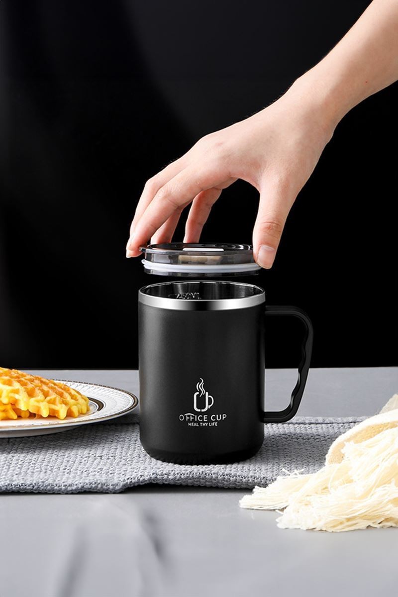 304 L Çelik 500 ml Kahve El Termos Kupa Mug cin557syx