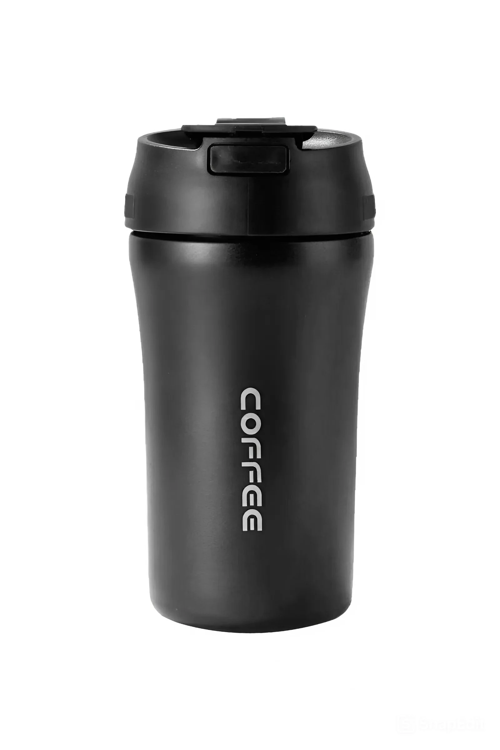 304 Çelik Siyah 400 ml Kahve El Termos Mug cin853sy