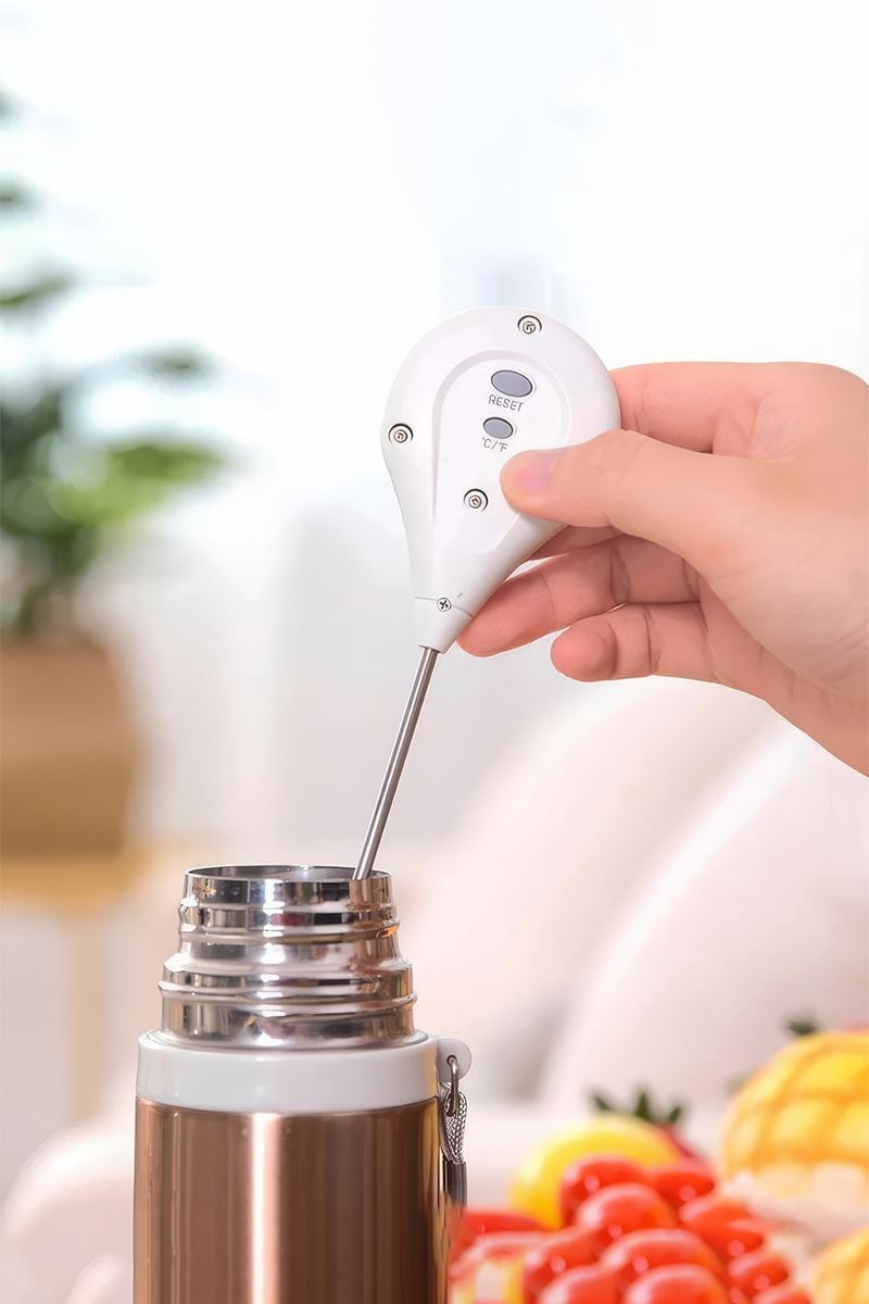 Elektronik Termometre Daldırma Saplama Çubuk Dijital Gıda Termometresi thr334