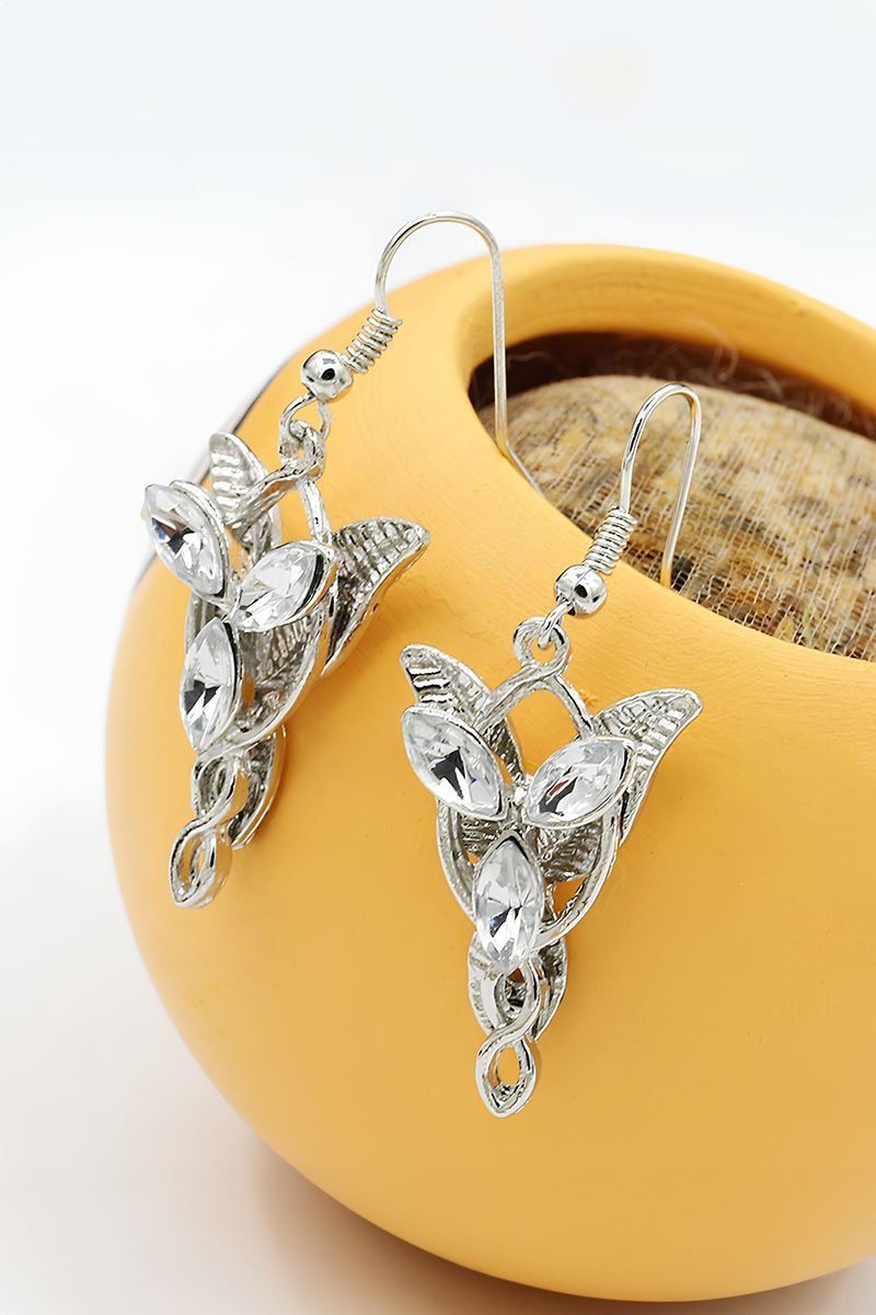 Chavin A-Leaf Lord Of The Rings Arwen Evenstar Kolye ve Küpe Set eu80-t